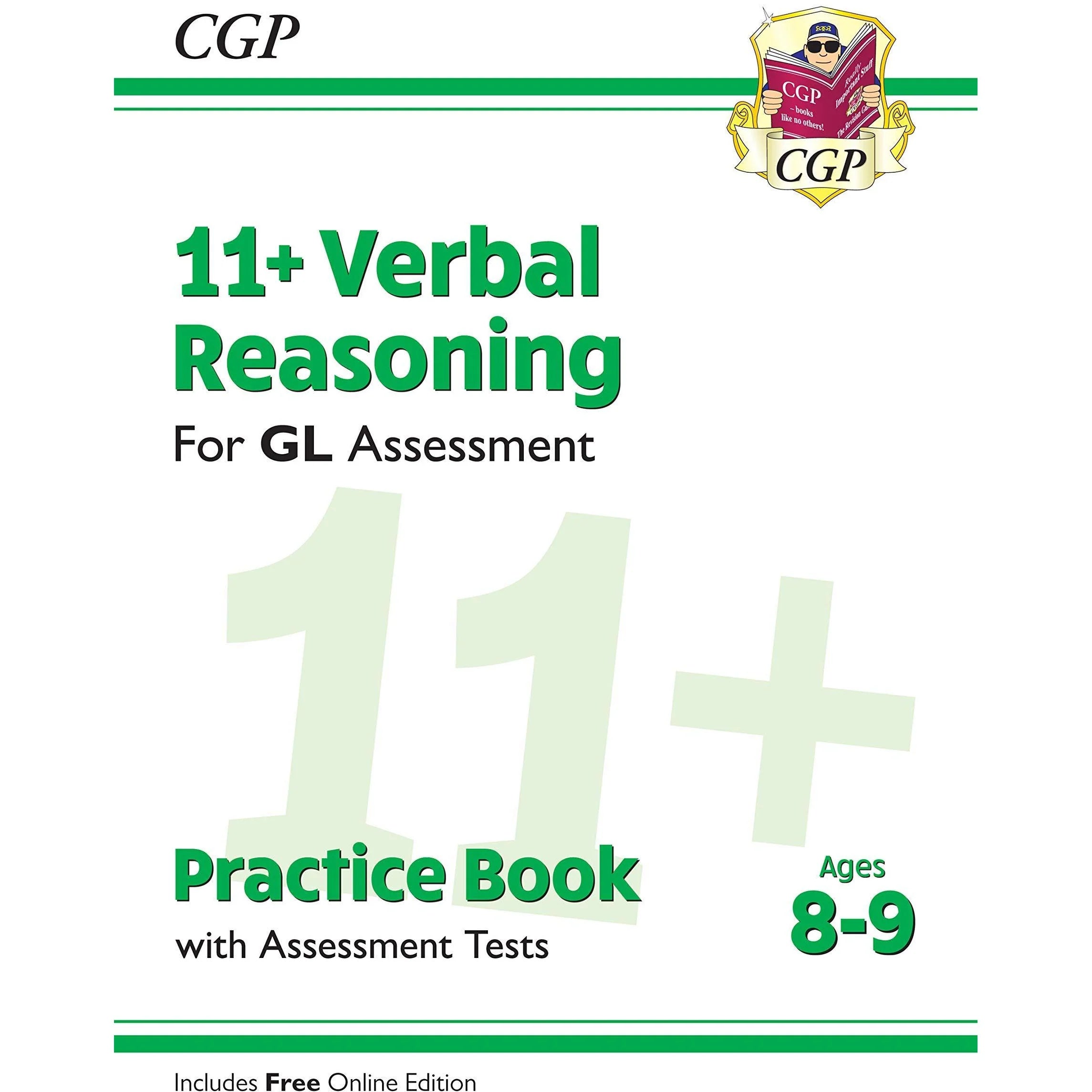 CGP 11+ GL Non-Verbal Reasoning Practice Book & Assessment Tests - Ages 8-9 - Paperback cover