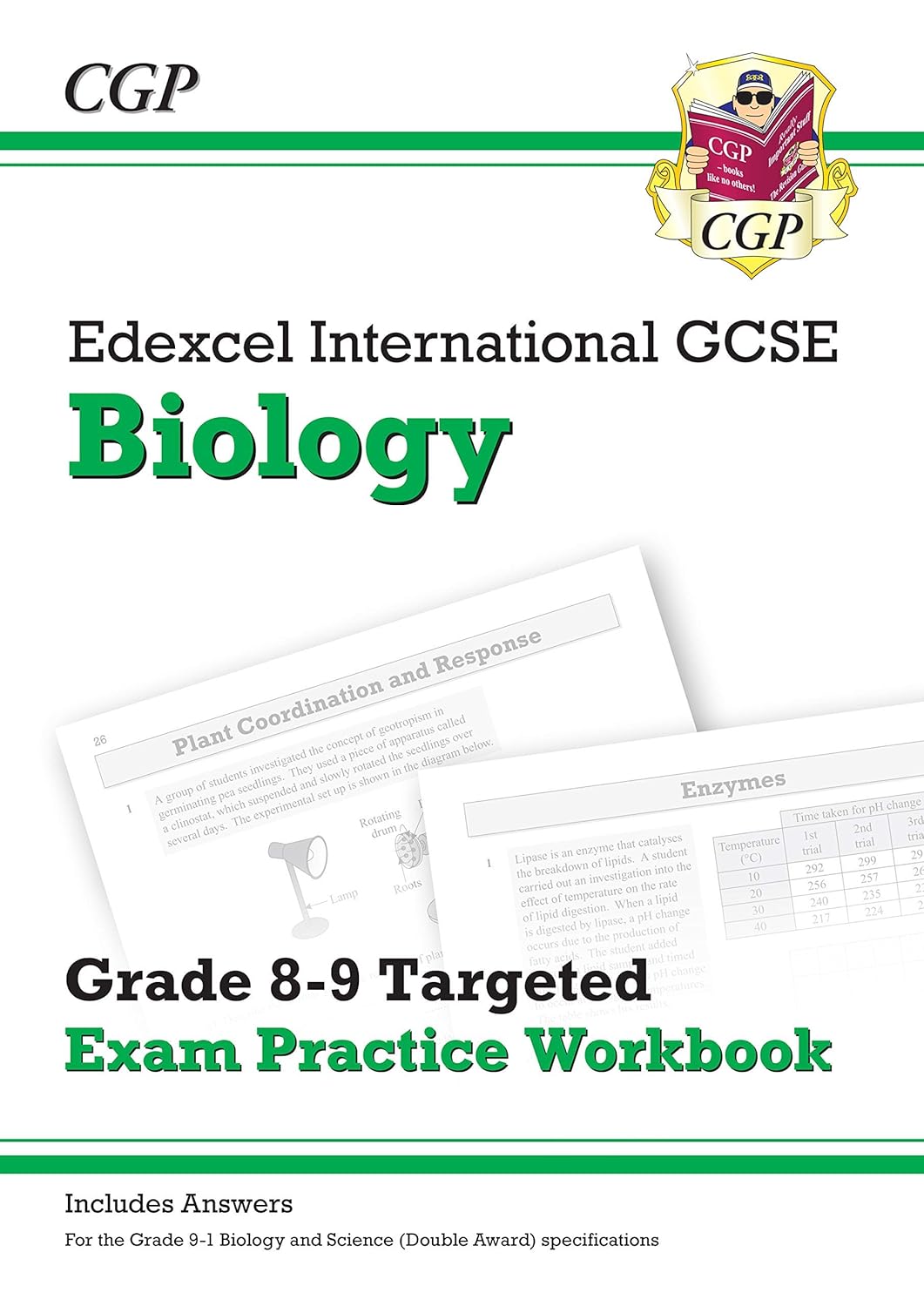 CGP IGCSE 9-1 Edexcel Chemistry, Biology and Physics Grade 8-9 Exam Practice Workbooks back cover detail