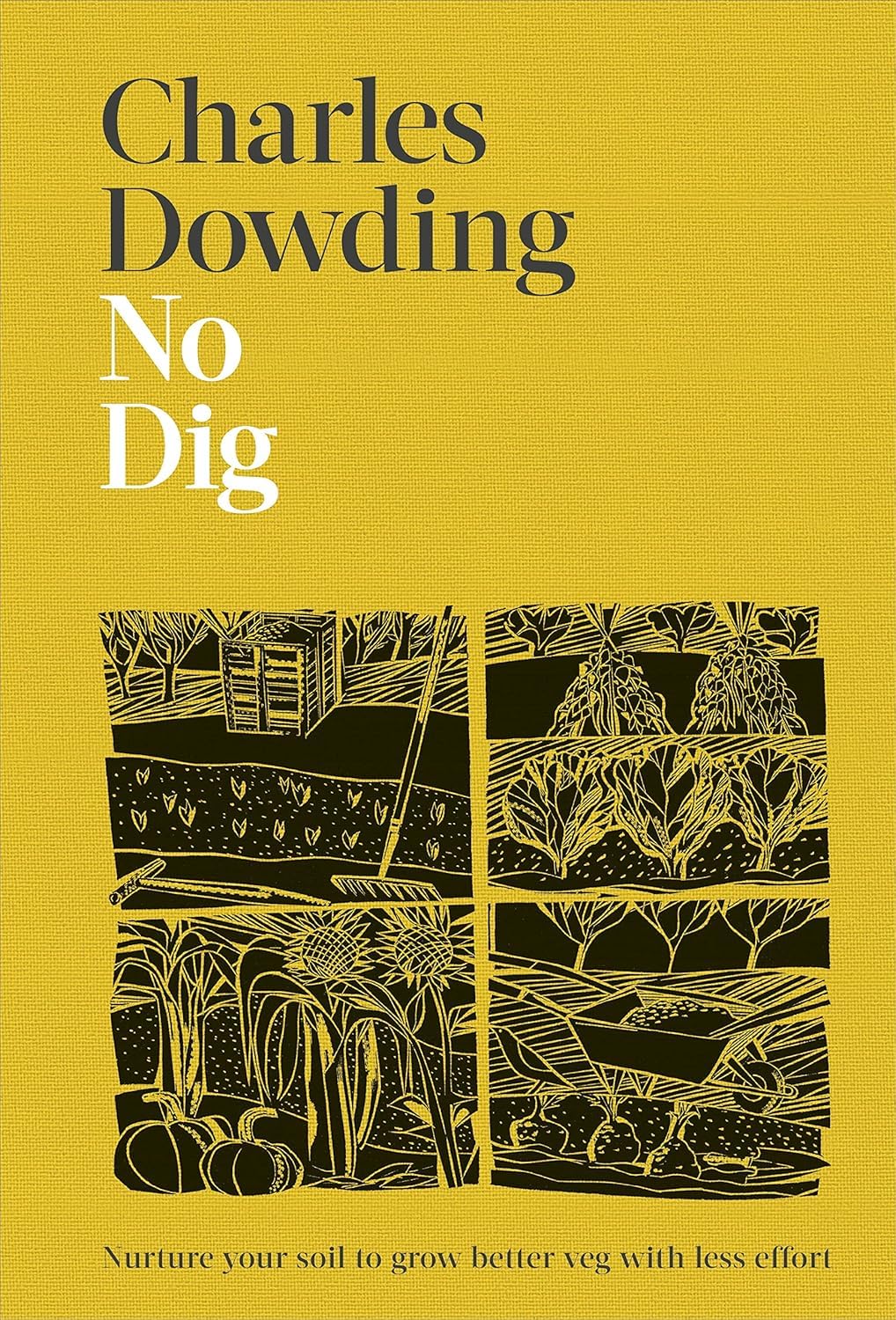 Compost: Transform Waste into New Life by Charles Dowding, hardback gardening book