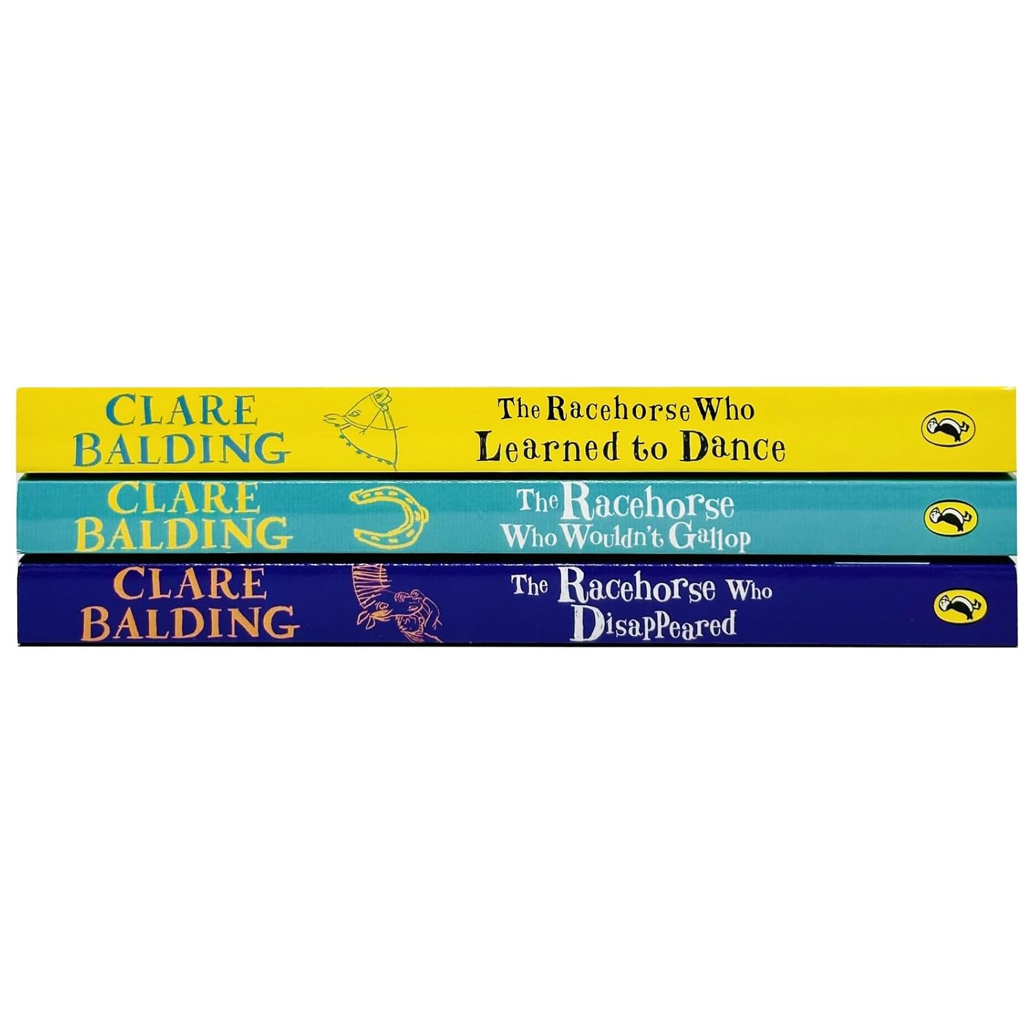Charlie Bass Racehorse Series 3 book collection set - The Racehorse Who Wouldn't Gallop, Who Disappeared, Who Learned to Dance