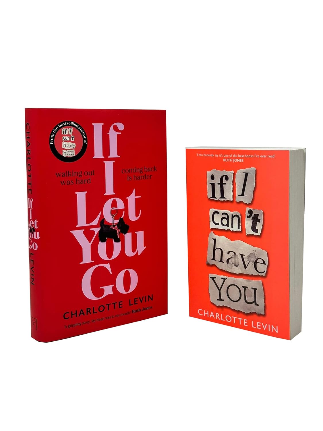 Charlotte Levin 2 Books Collection Set - If I Let You Go and If I Can't Have You - Fiction Hardback back cover