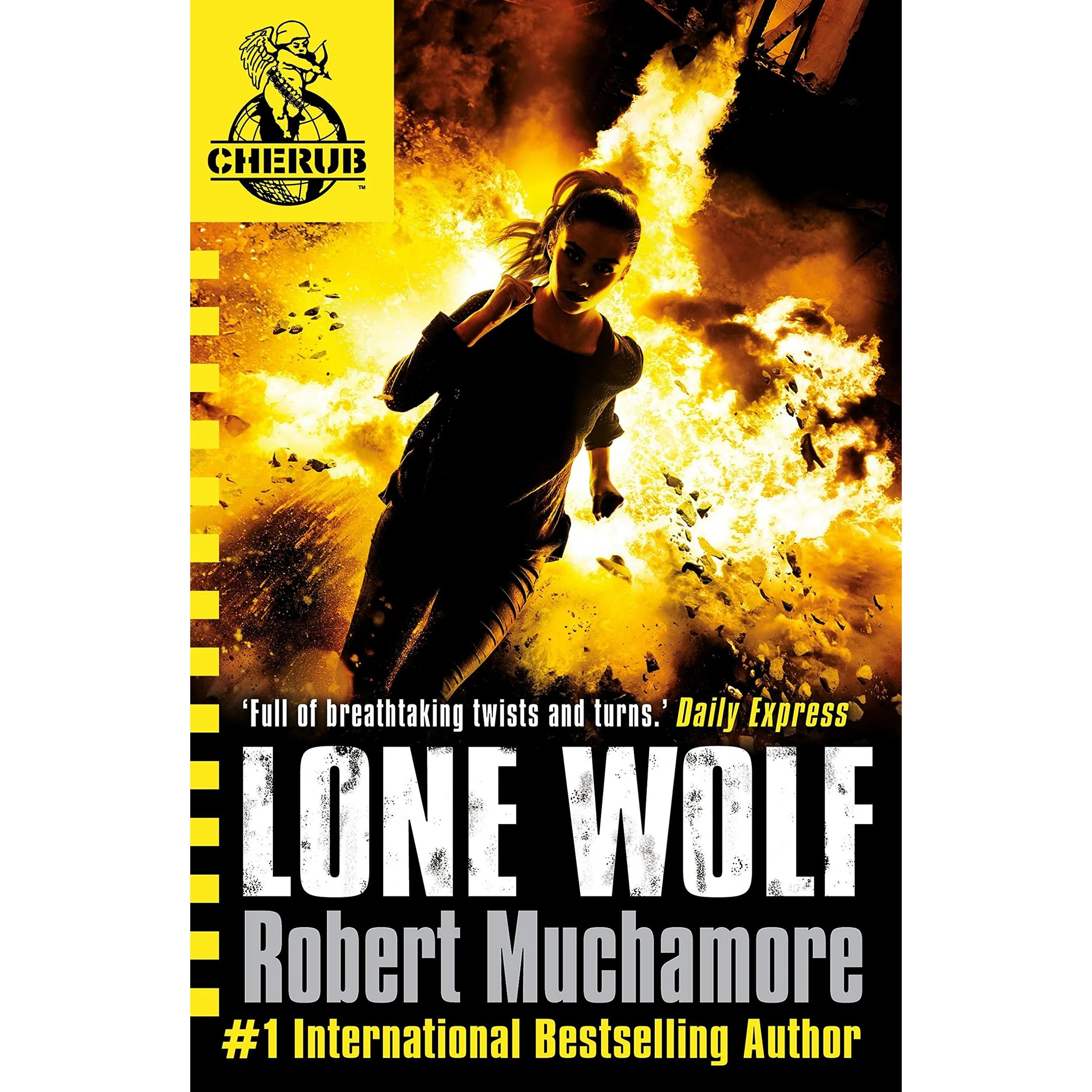 CHERUB Lone Wolf Book 16 by Robert Muchamore - Young Adult spy thriller paperback, front cover