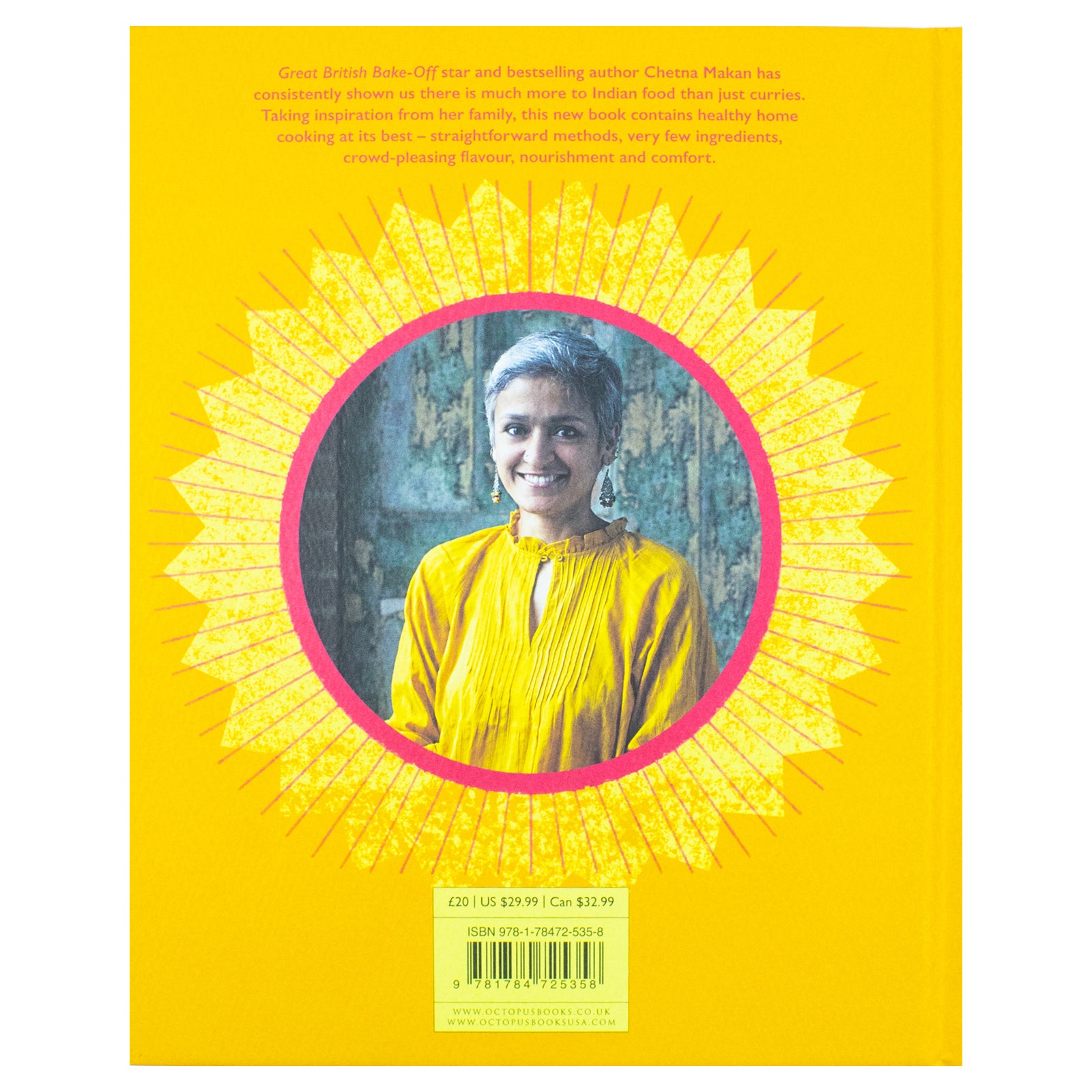 Chetna's Healthy Indian by Chetna Makan - Hardback Indian cookbook, inside recipe page