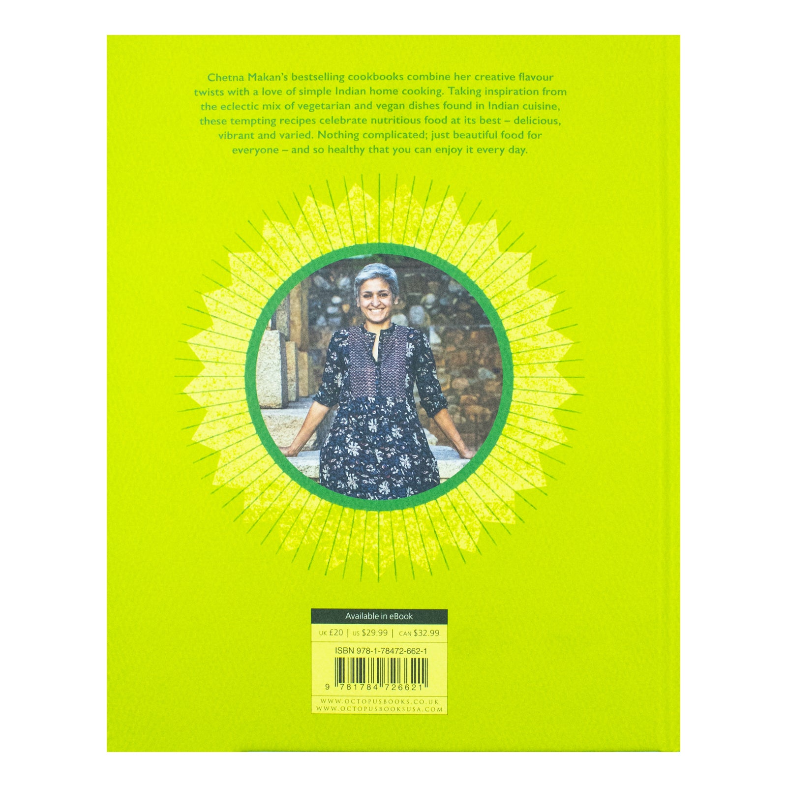 Chetna's Healthy Indian: Vegetarian by Chetna Makan - hardback cookbook inside recipe page