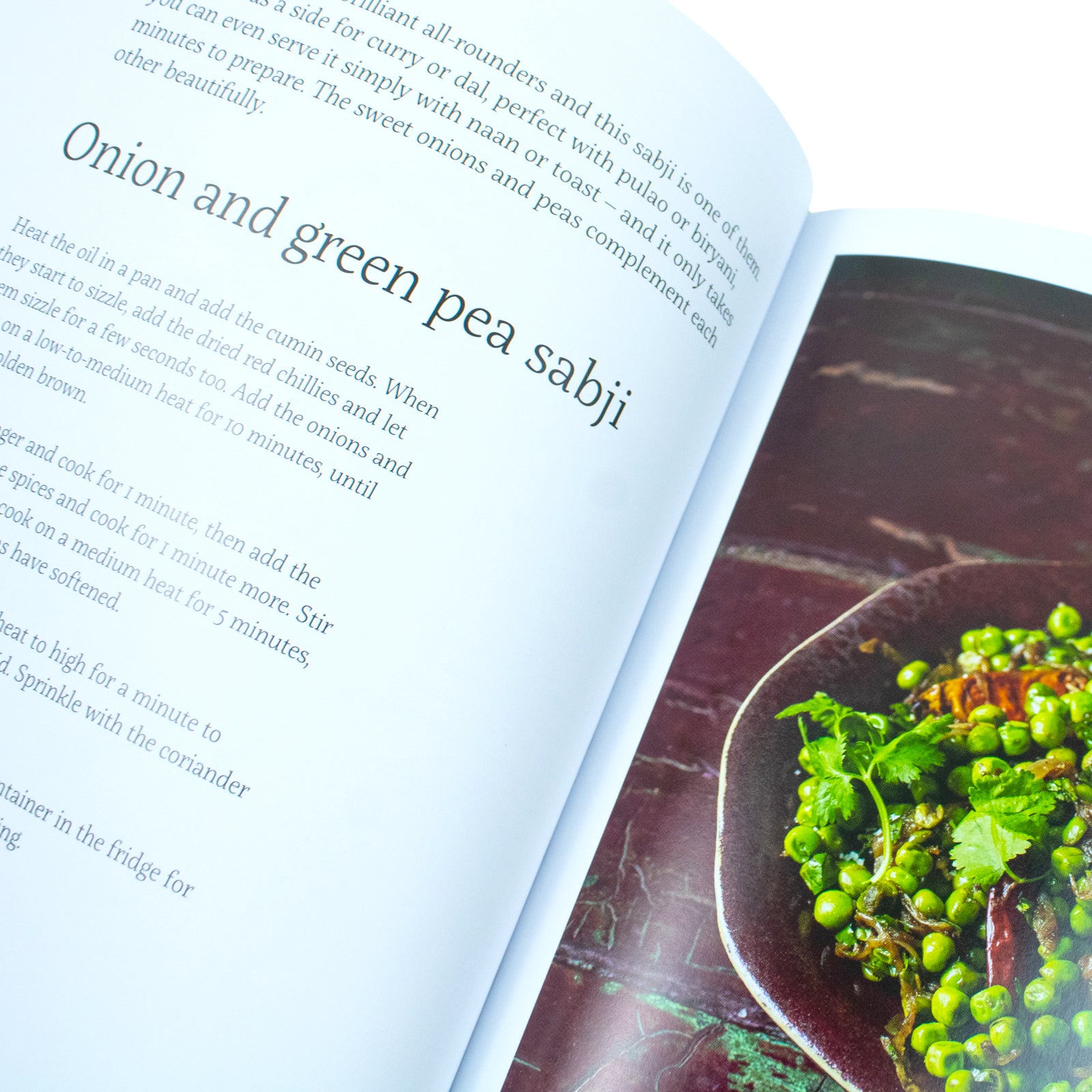 Chetna's Healthy Indian: Vegetarian by Chetna Makan - hardback cookbook interior page