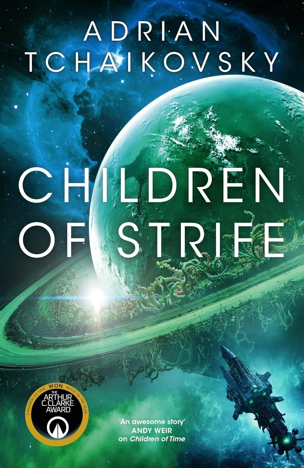 Children of Time 4 Book Collection Set by Adrian Tchaikovsky - full series paperback and hardback covers
