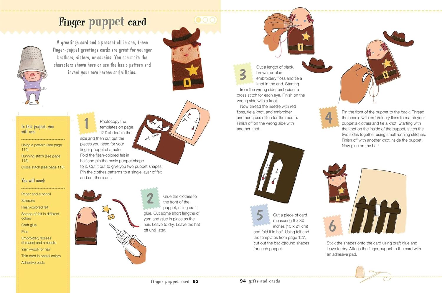 Back cover of Children's Learn to Sew Book: 35 Easy and Fun Things by Susan Akass, CICO Books paperback