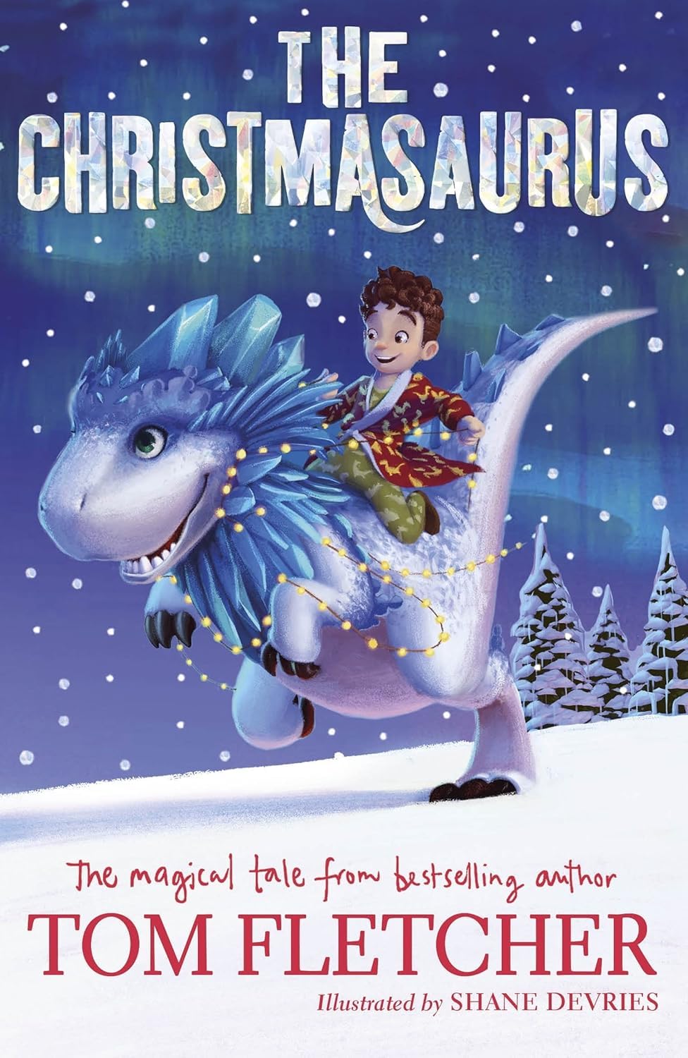 The Christmasaurus 4 Books Set by Tom Fletcher - paperback book cover, ages 8-12