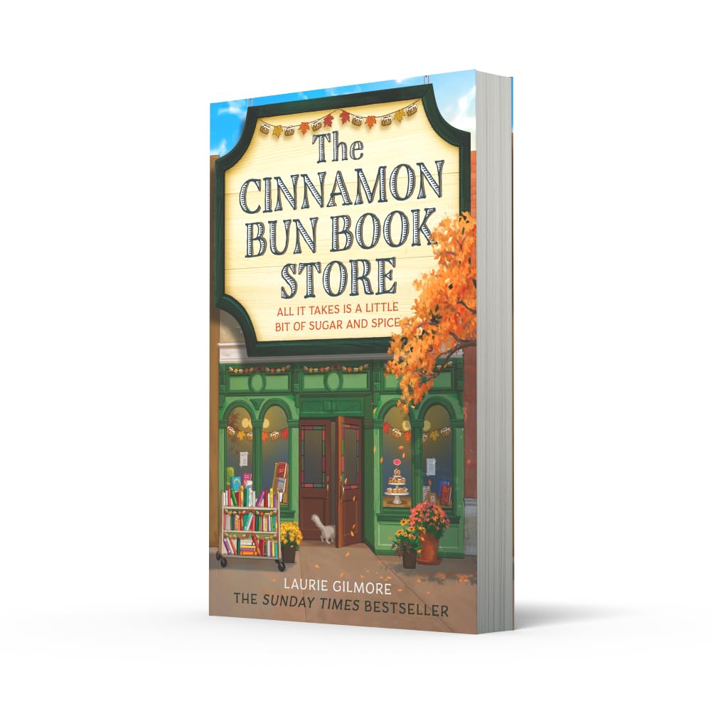 The Cinnamon Bun Book Store by Laurie Gilmore - Dream Harbor series - Fiction paperback back cover