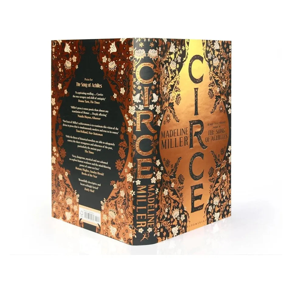 Circe by Madeline Miller anniversary hardback edition, spine and cover detail