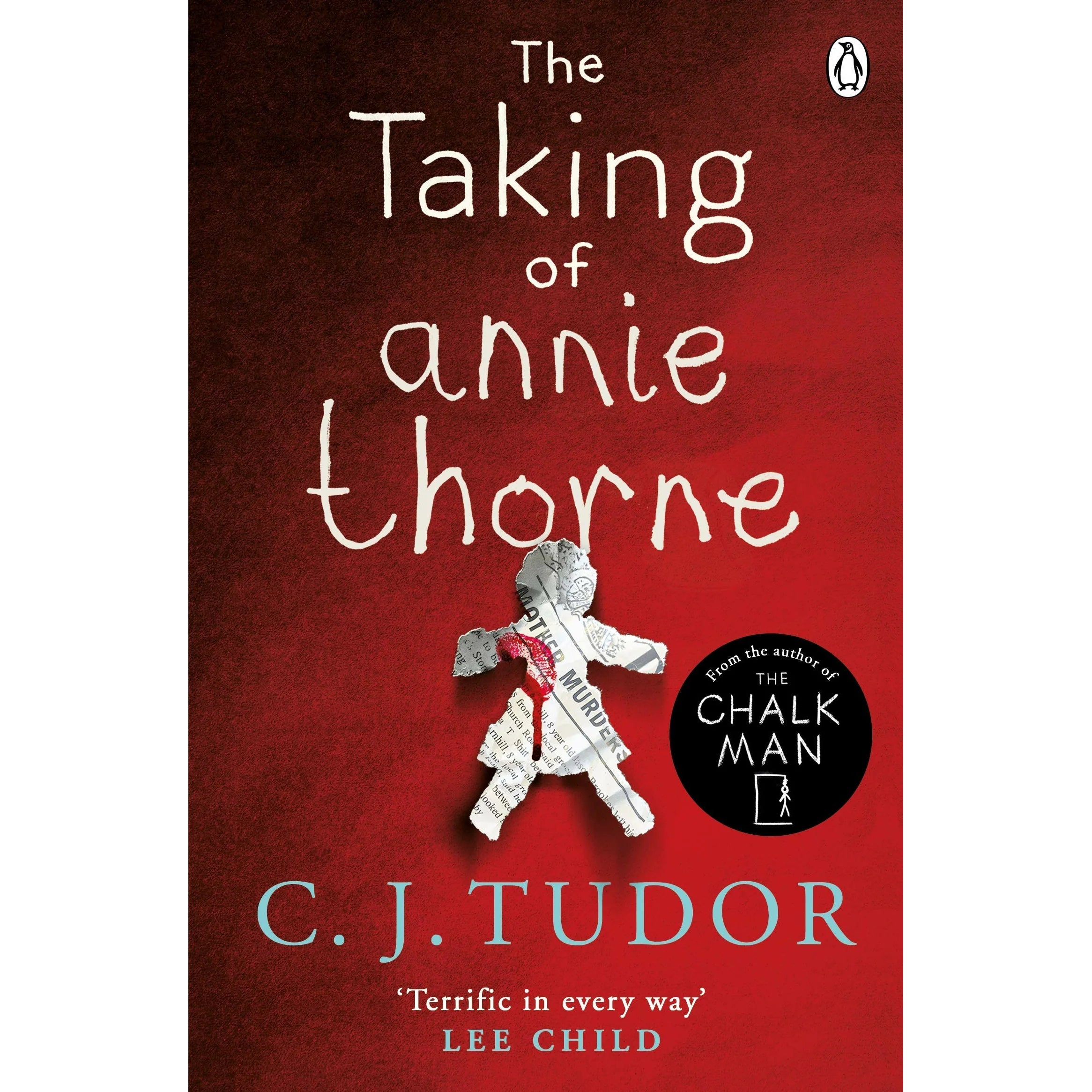 C J Tudor 4 Books Collection Set - paperback thriller bundle stacked covers