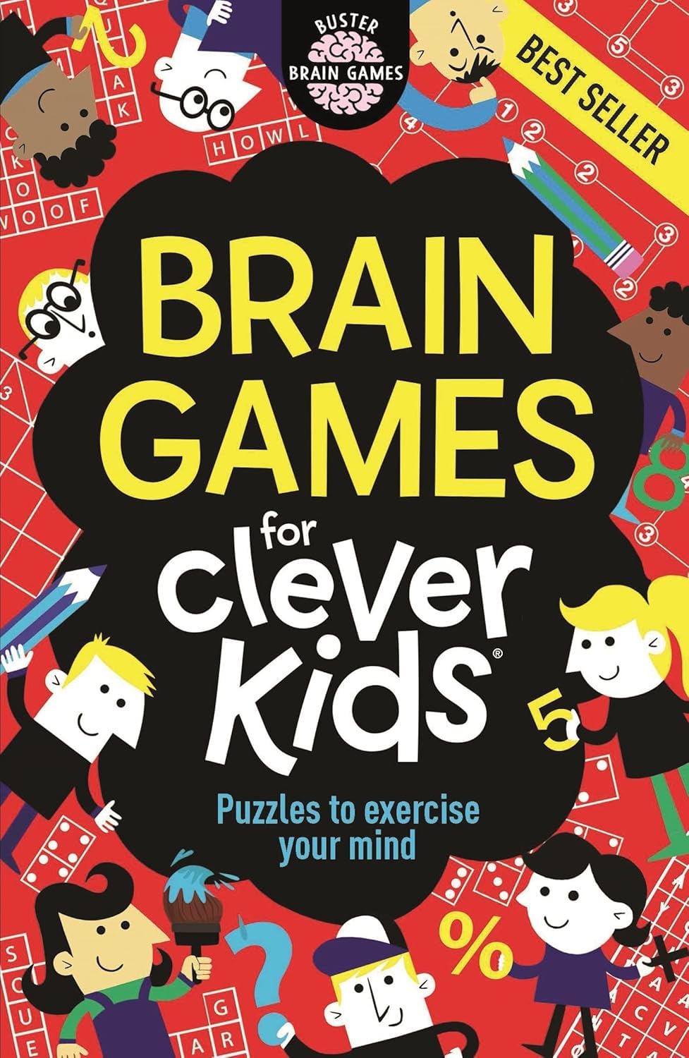 Wordsearches and Quiz Book for Clever Kids paperback covers from the 15 book set