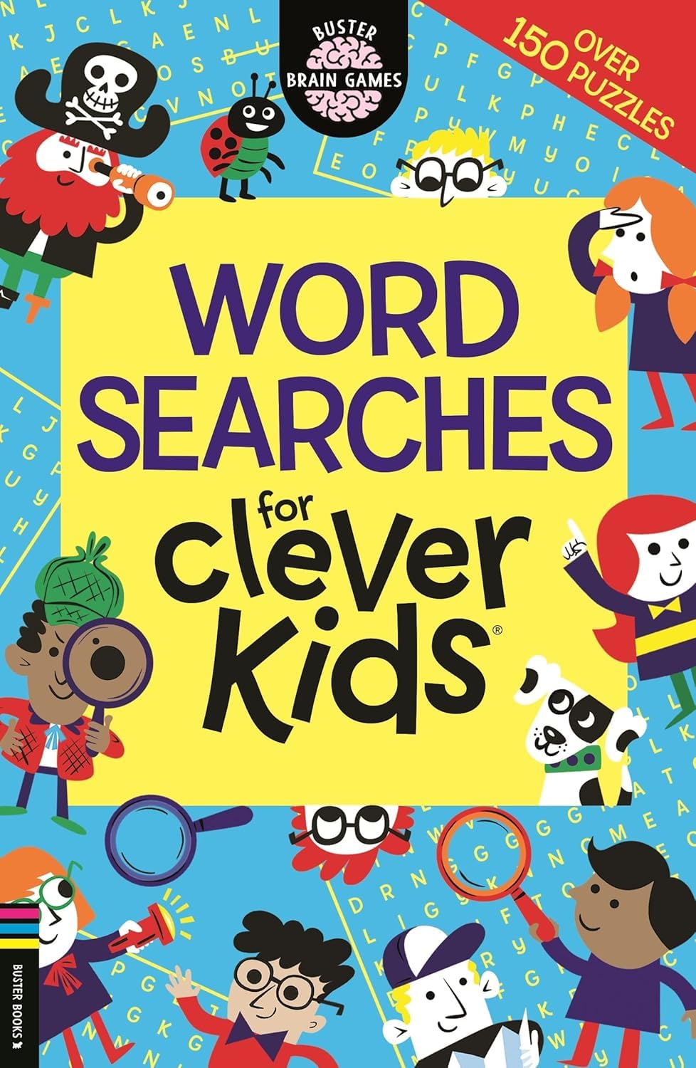 Crosswords and Maths Games for Clever Kids paperback covers from the 15 book collection