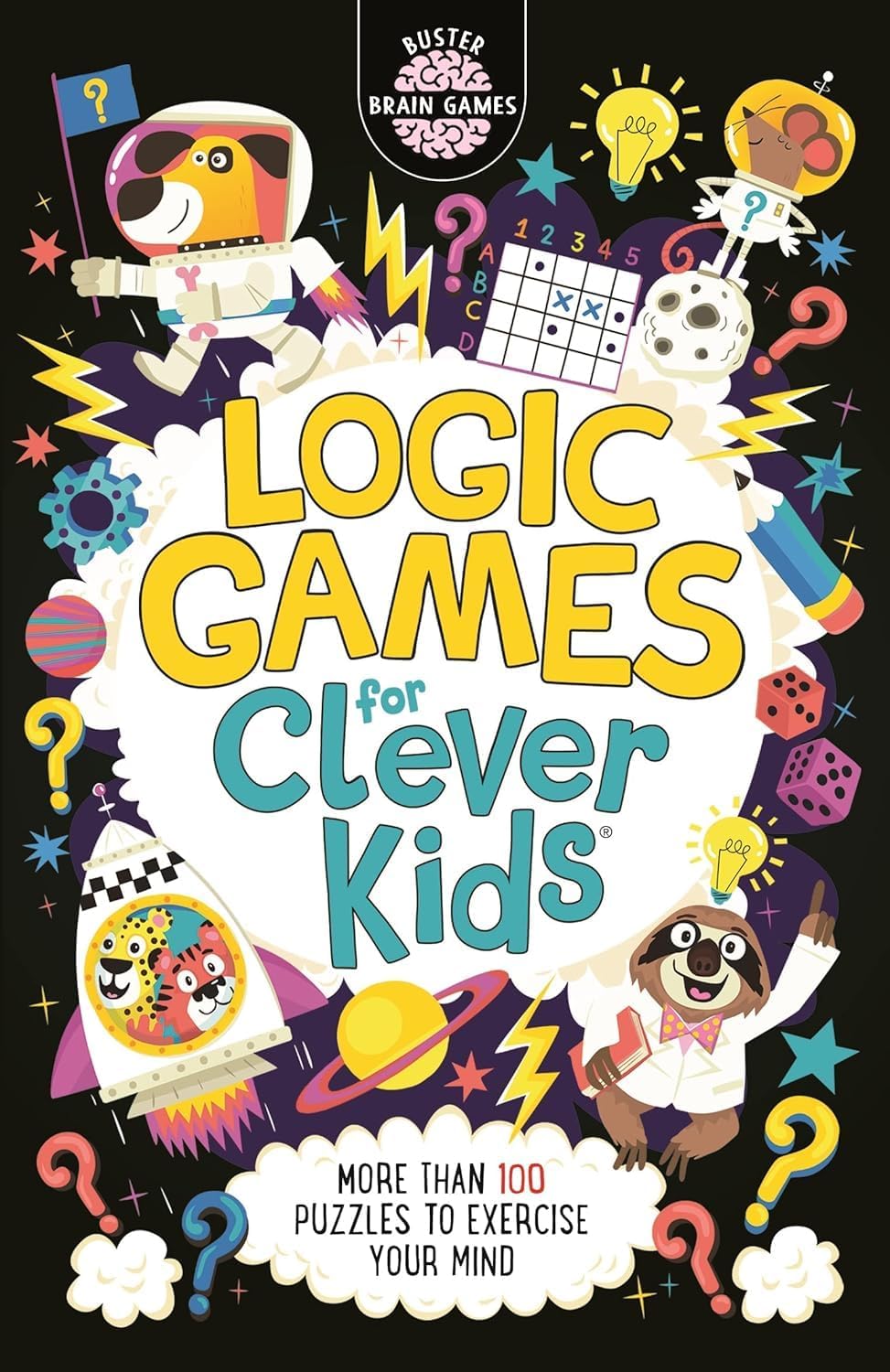 Amazing Brain Games and Travel Puzzles for Clever Kids paperback covers