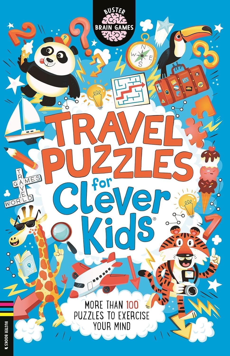 General Knowledge Quizzes for Clever Kids paperback cover, ages 8-12 puzzle book set