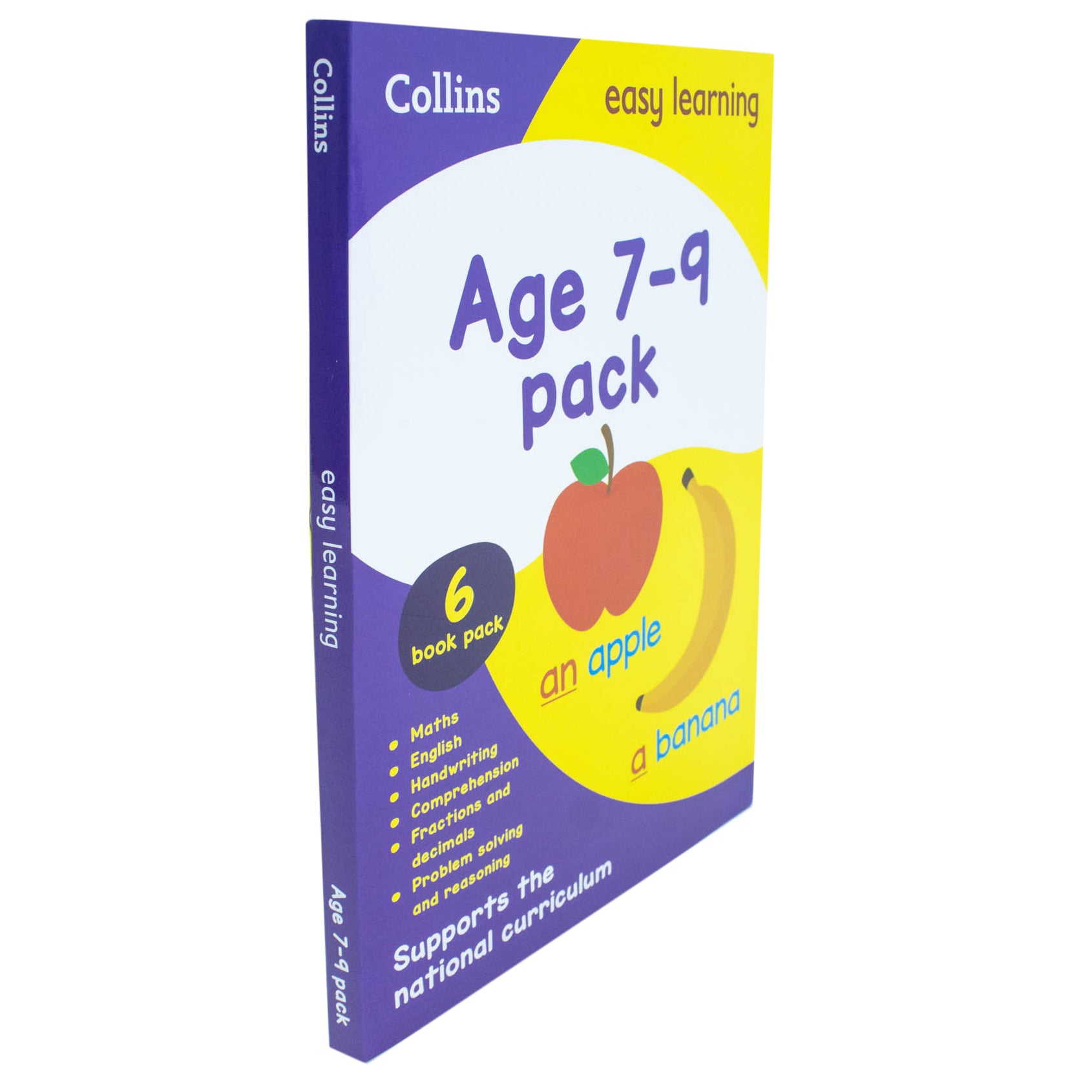 Collins Easy Learning KS2 Ages 7-9 workbook set cover close up - paperback