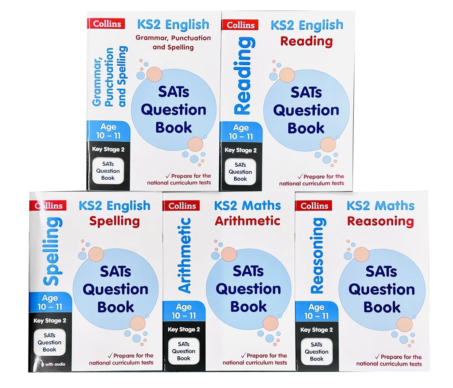 Collins KS2 SATs Question Book Collection 5 book set - English and Maths SATs practice books for Ages 10-11, Paperback