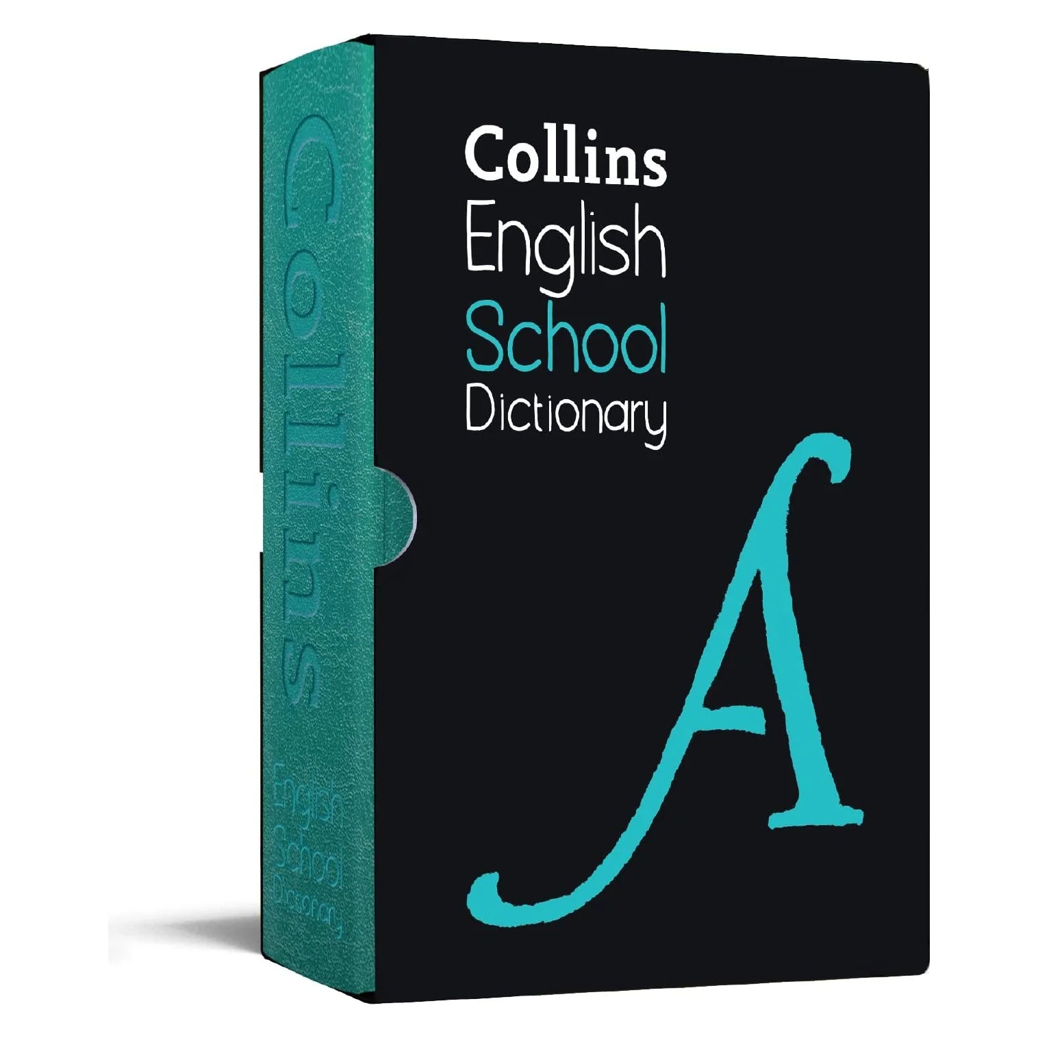 Collins School Dictionary: Gift Edition by Collins Dictionaries - vegan leather hardback with protective slipcase, ages 11+