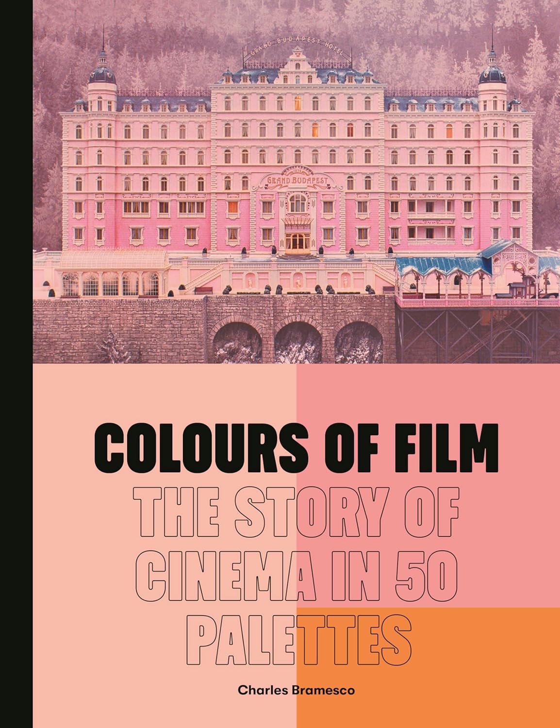 Colours of Film by Charles Bramesco - inside pages showing colour palette infographics and film stills