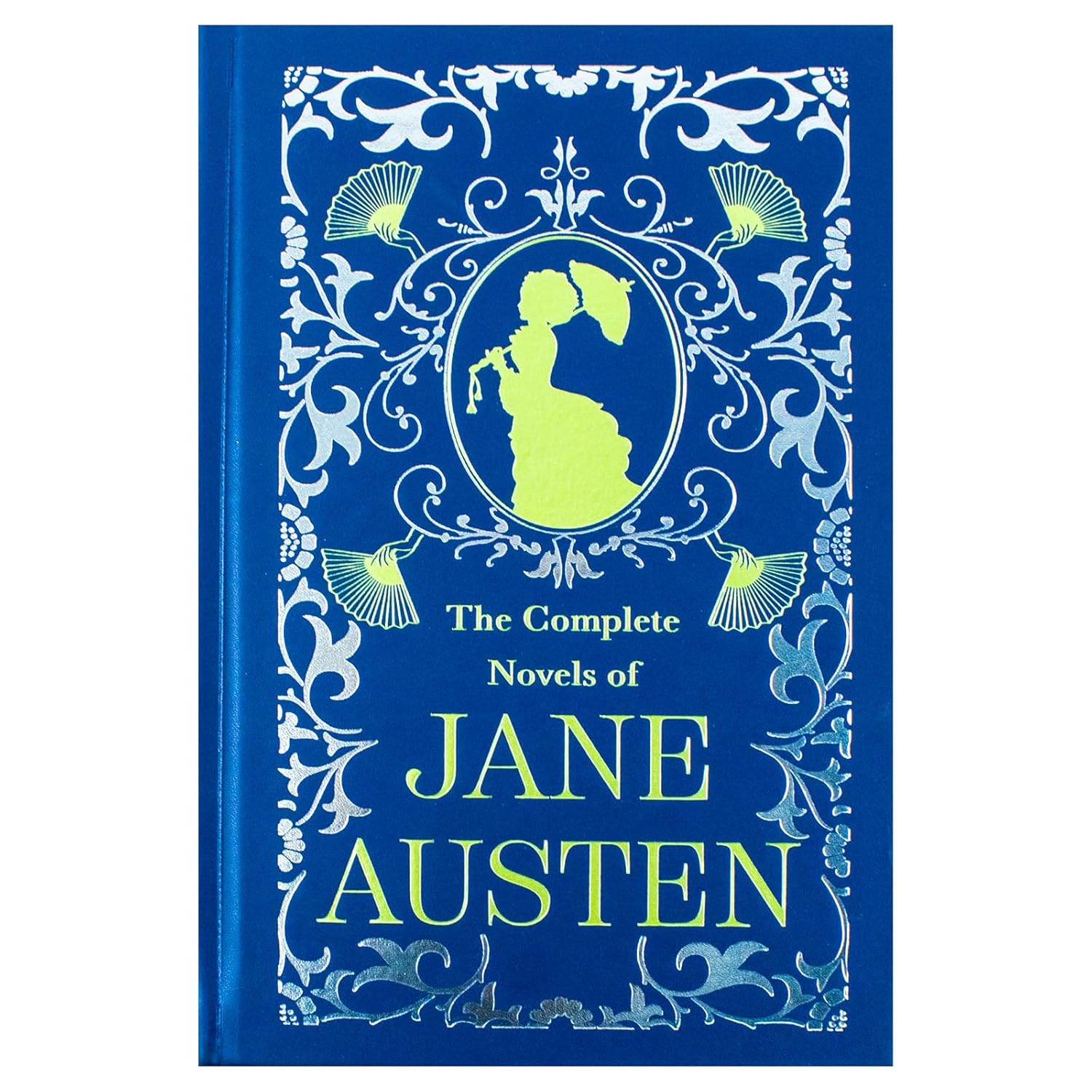 The Complete Novels of Jane Austen leather bound classic edition - spine view with gold lettering