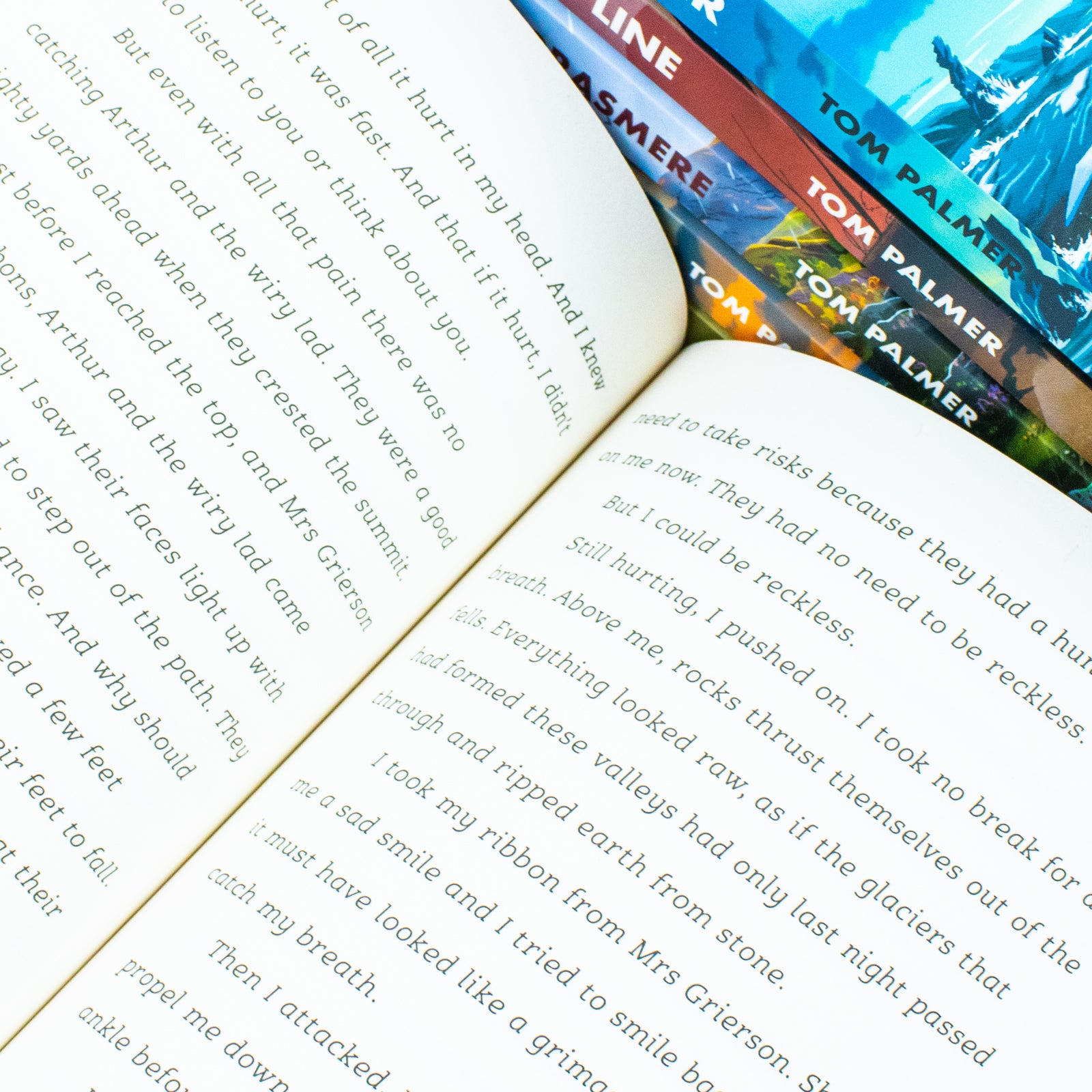 Conkers Series Tom Palmer 6 book paperback collection set - back cover and spines showing all titles