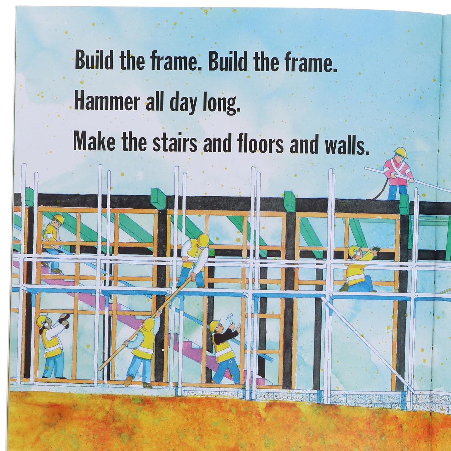 Roadworks, Wheels and Tractor paperback picture books from the Construction Crew set by Sally Sutton