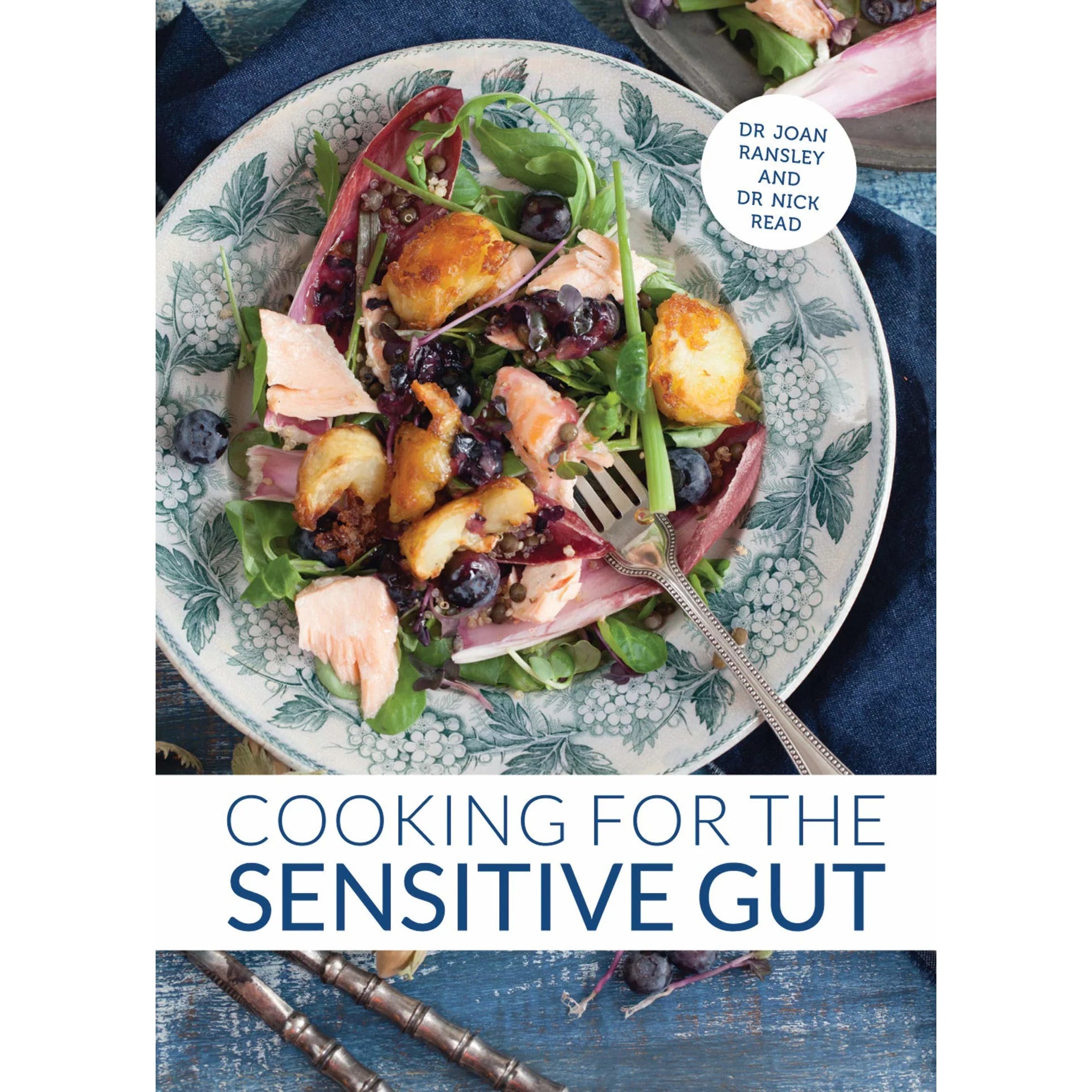 Cooking for the Sensitive Gut by Joan Ransley and Nick Read - Non Fiction Hardback cookbook front cover