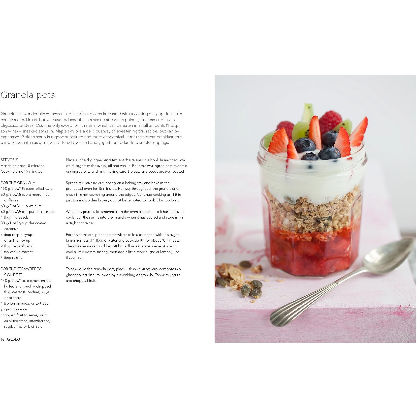 Cooking for the Sensitive Gut by Joan Ransley - inside page showing gut-friendly recipe