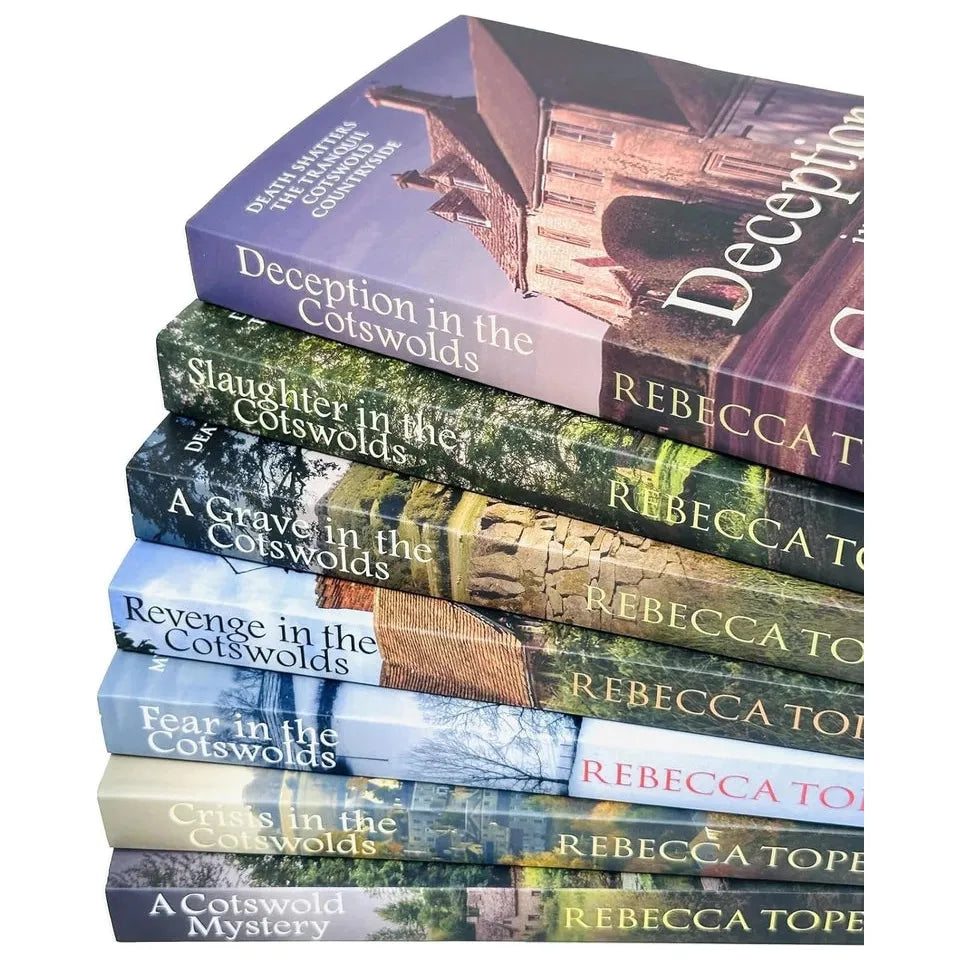 Cotswold Mystery Series by Rebecca Tope 7 Books Collection Set - Fiction Paperback - stacked book set view