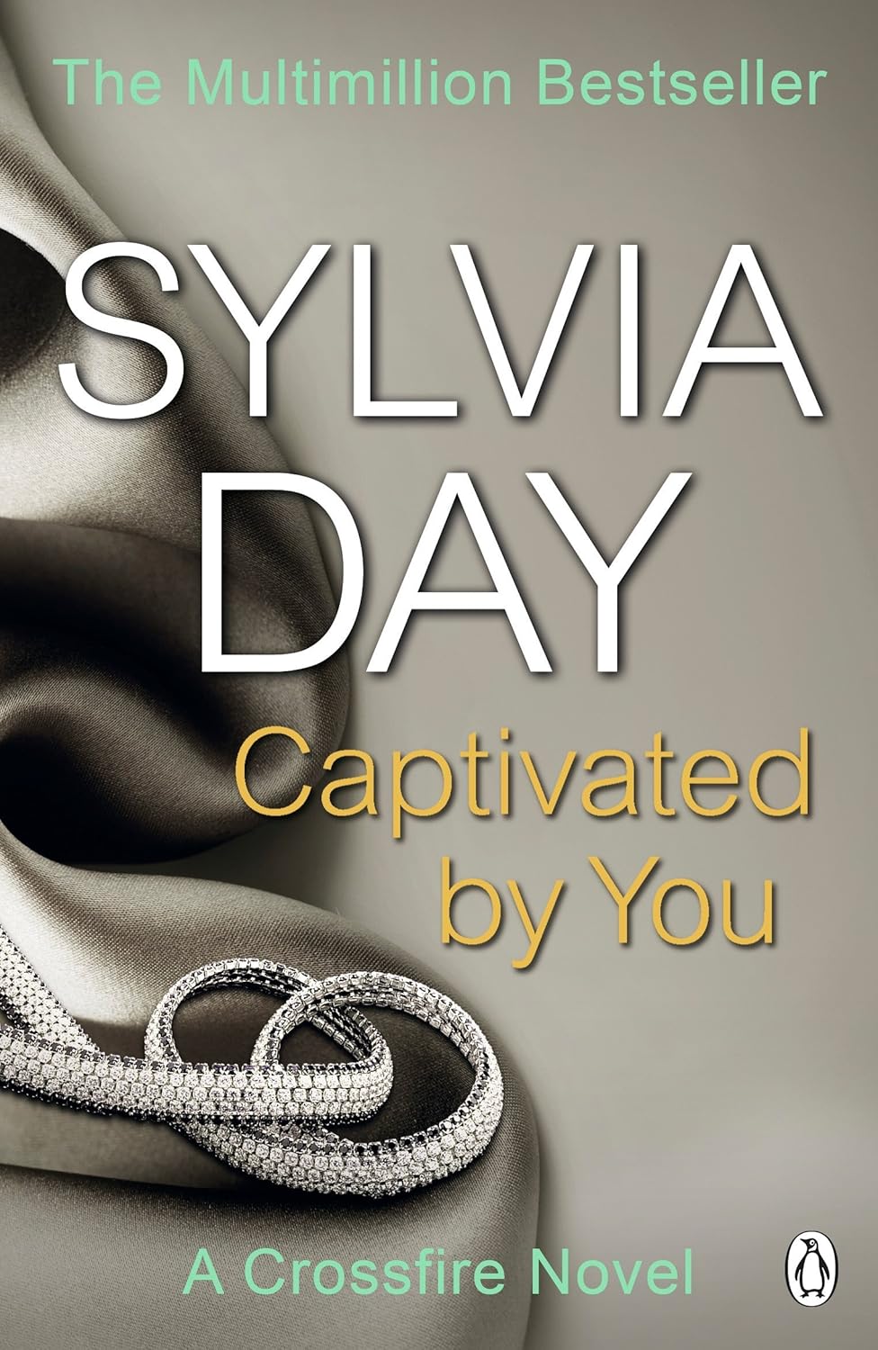 Crossfire series 5 book paperback collection by Sylvia Day, display of all five titles in the set