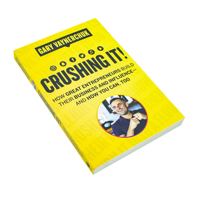 Crushing It! by Gary Vaynerchuk - Paperback book side/edge view