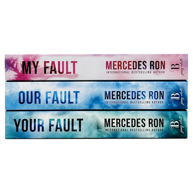 Culpable Trilogy 3 Books Collection Set by Mercedes Ron - My Fault, Your Fault, Our Fault - YA Paperback