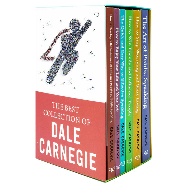 Dale Carnegie Personal Development 6 Books Collection Set paperback cover including The Art of Public Speaking and How to Win Friends and Influence People