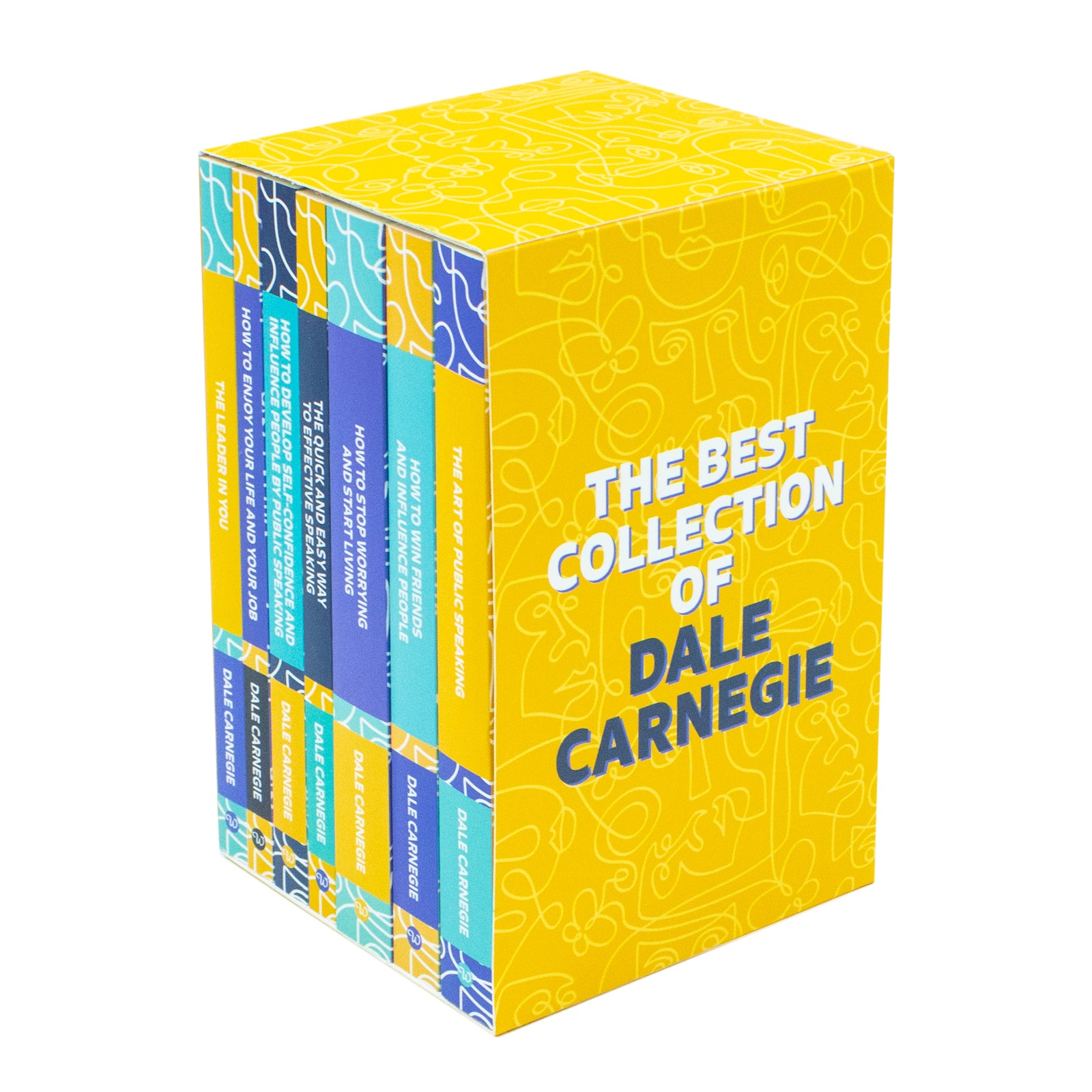 Dale Carnegie 7 Books Collection Set paperback - front cover of the boxed set