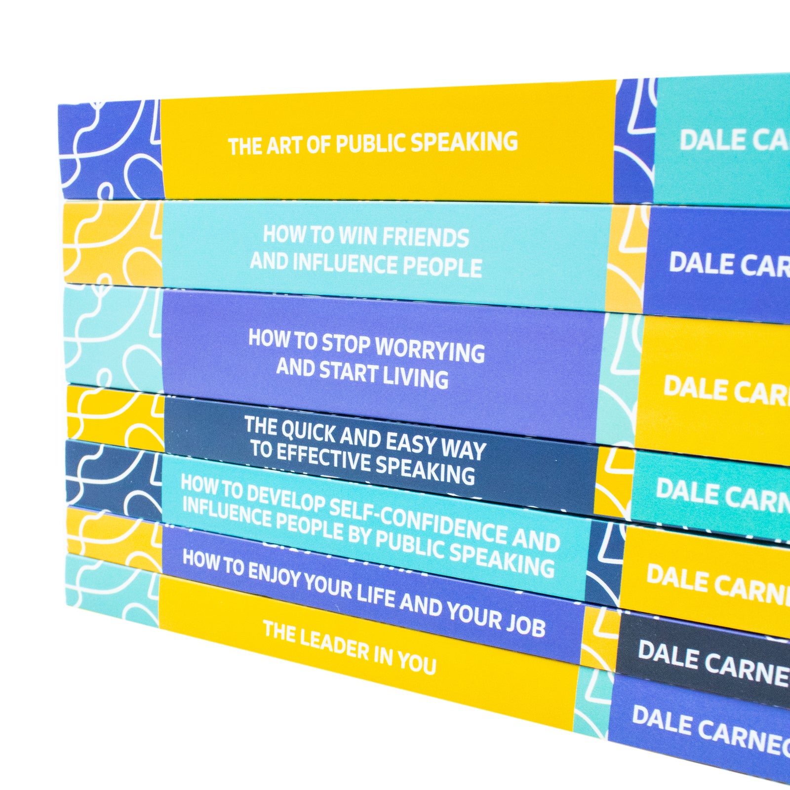 Dale Carnegie 7 Books Collection Set - How to Stop Worrying and Start Living paperback cover