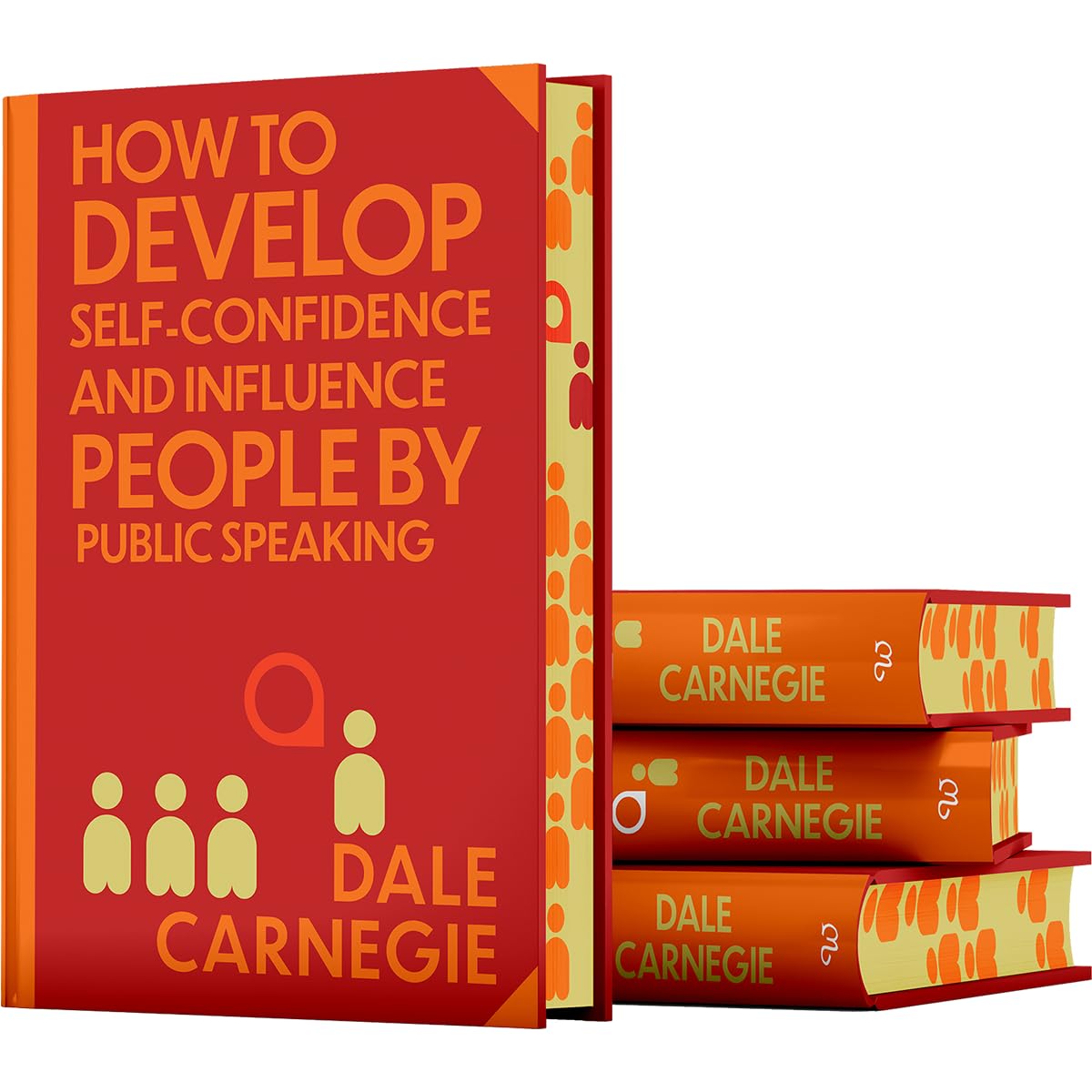 How to Develop Self-Confidence and Influence People by Dale Carnegie - angled view of hardback book