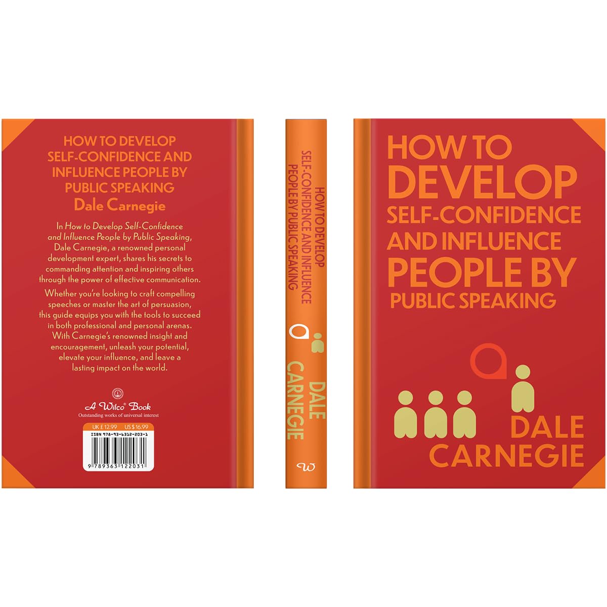 How to Develop Self-Confidence and Influence People by Dale Carnegie - sprayed page edge close up