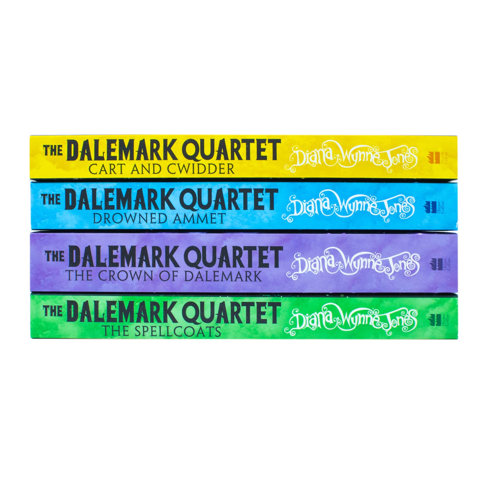 Dalemark Quartet fantasy series paperback set - individual book covers