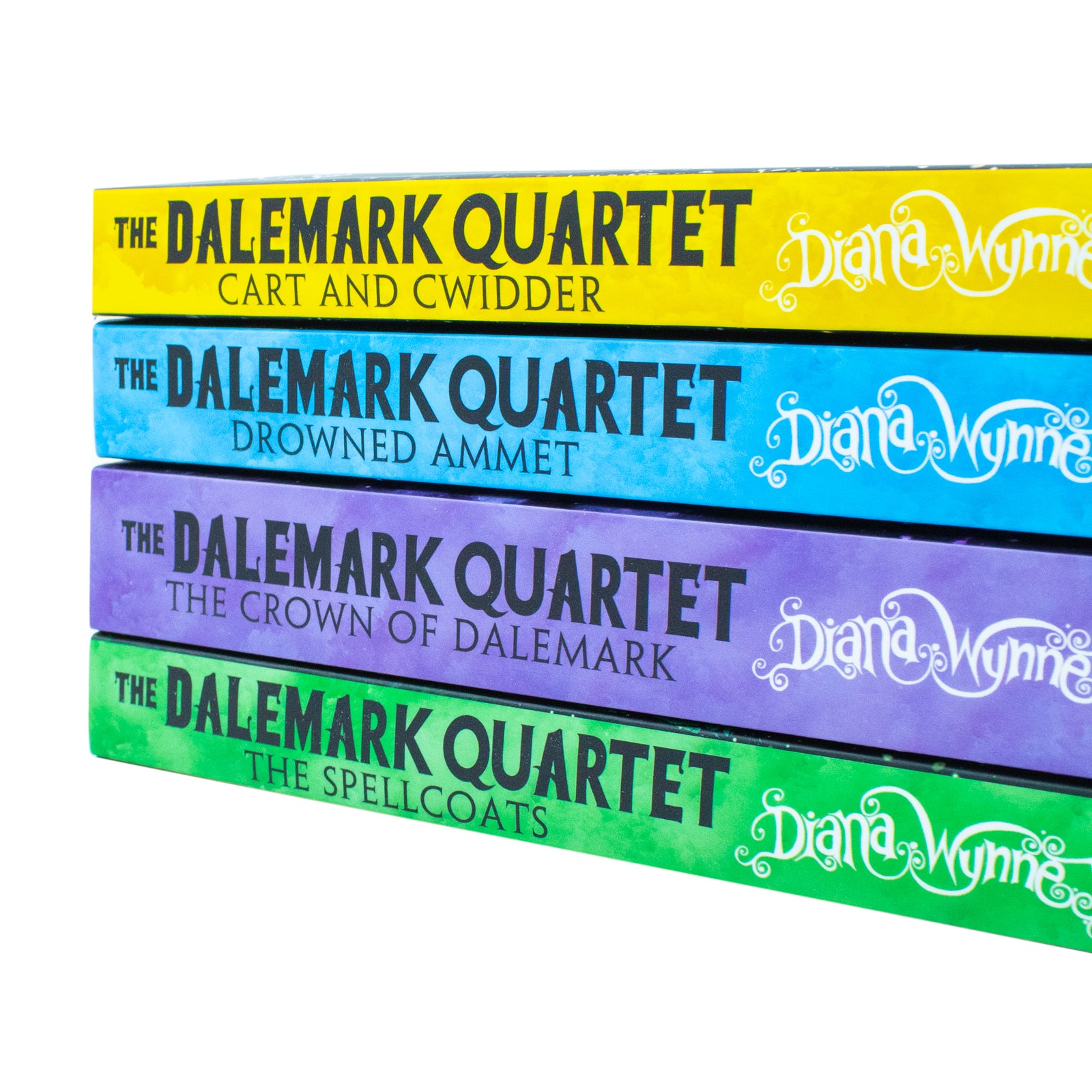 Diana Wynne Jones Dalemark Quartet 4 books collection - spine view