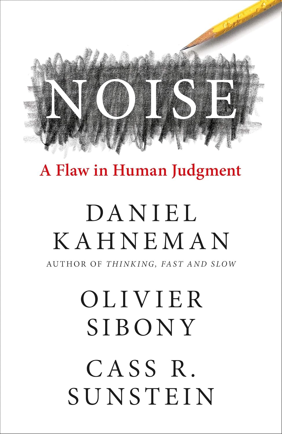 Daniel Kahneman 2 Book Collection Set Noise and Thinking Fast and Slow paperback book stack