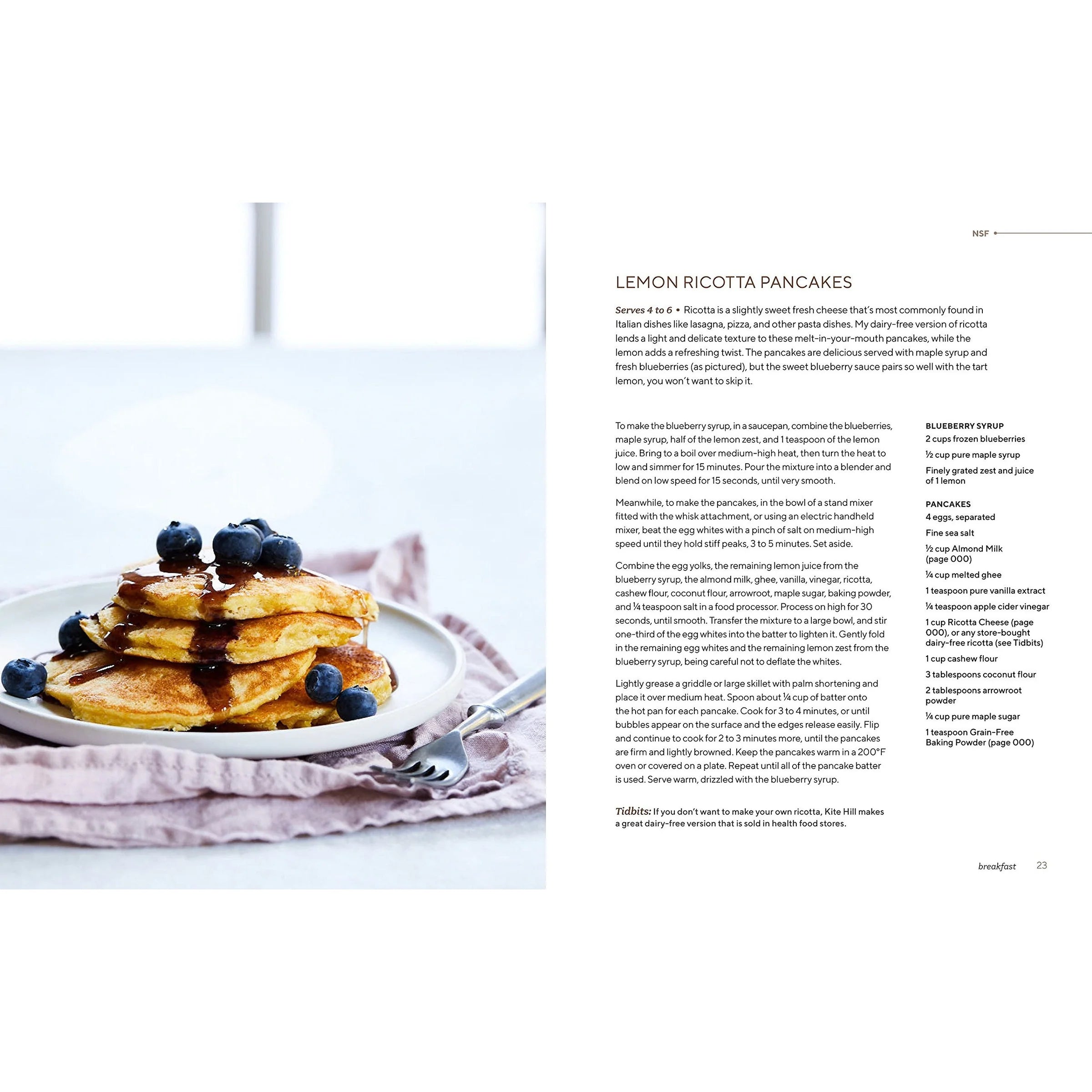 Contents page of Danielle Walker's Eat What You Love showing recipe chapters