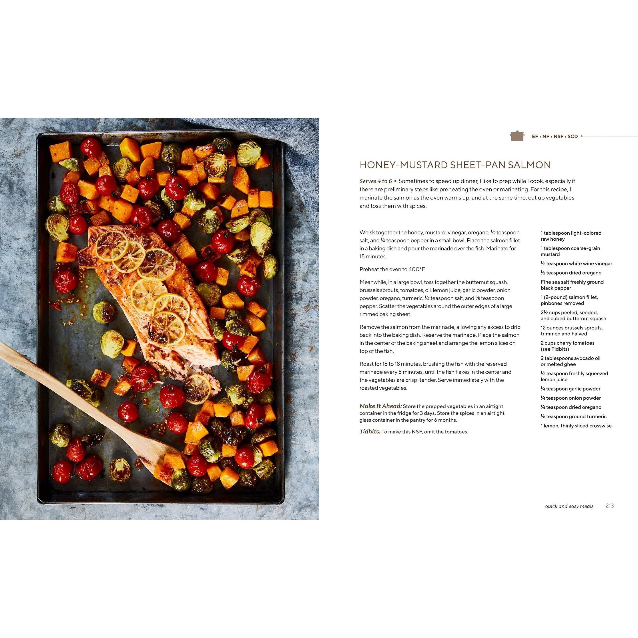 Full colour food photography inside Danielle Walker's Eat What You Love hardcover cookbook