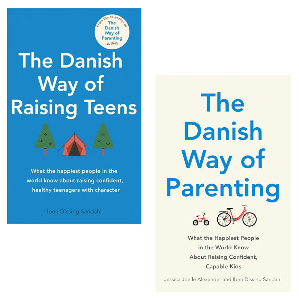 The Danish Way of Parenting and The Danish Way of Raising Teens 2 book paperback collection set by Jessica Joelle Alexander and Iben Sandahl