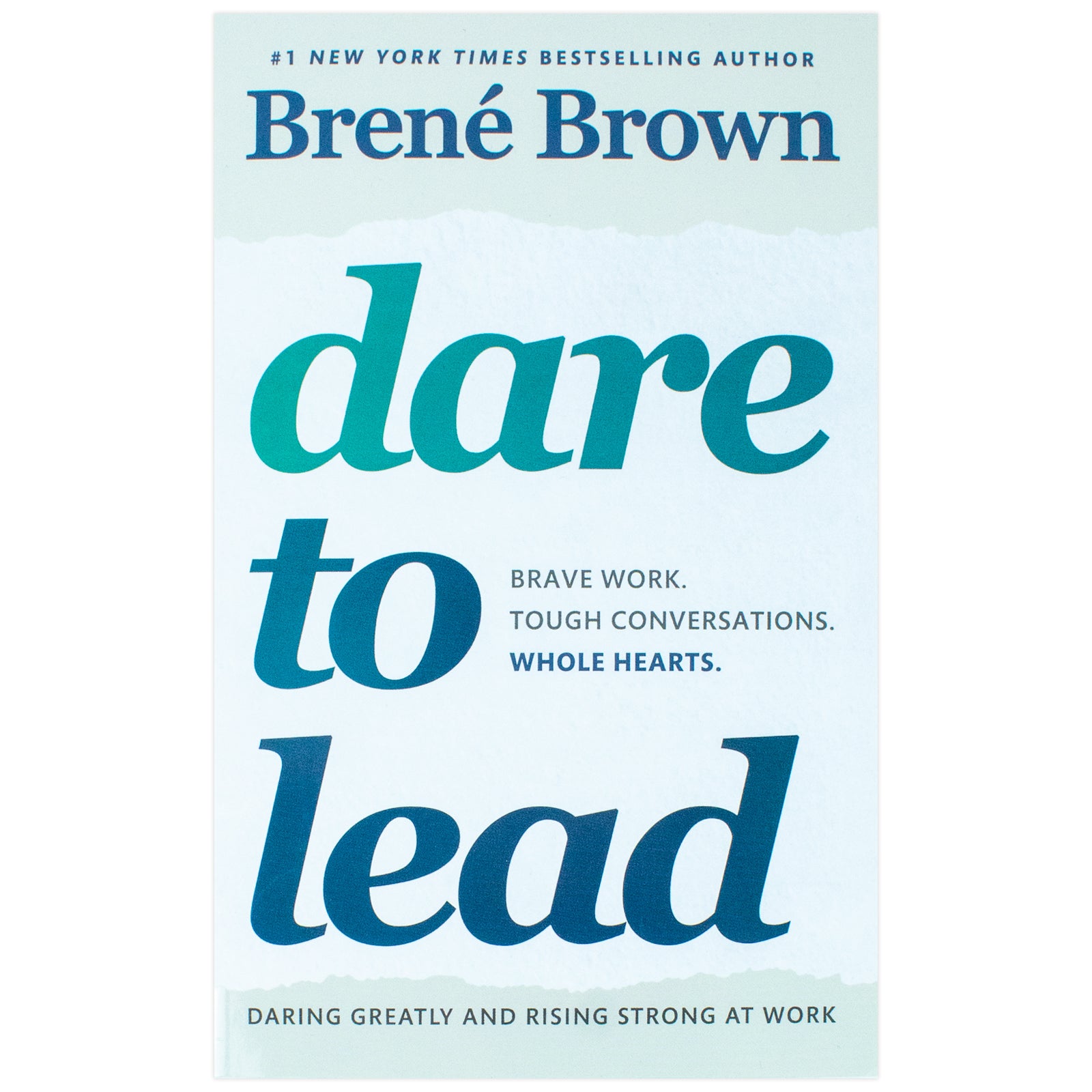 Dare to Lead by Brene Brown - Paperback leadership book, front cover, UK edition