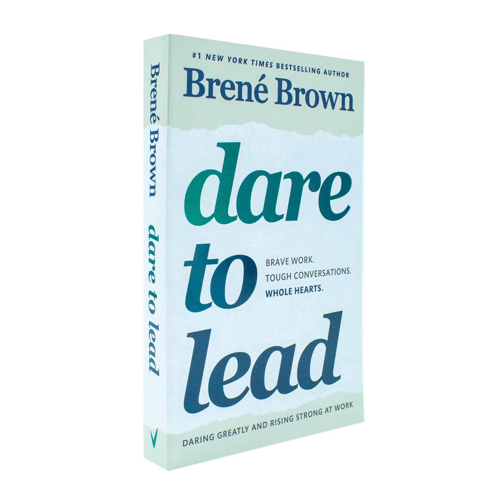 Dare to Lead by Brene Brown - Paperback leadership book, inside pages sample