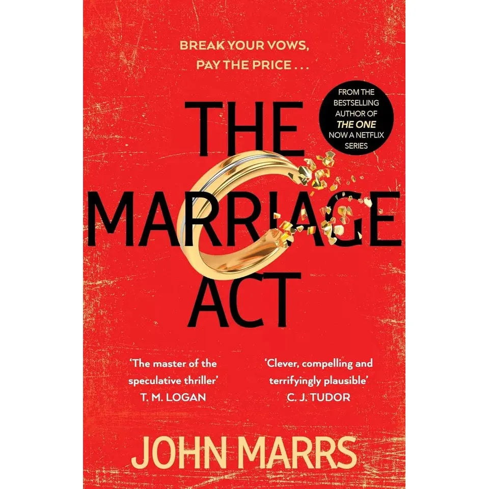 The One by John Marrs paperback cover - Dark Future dystopian thriller series