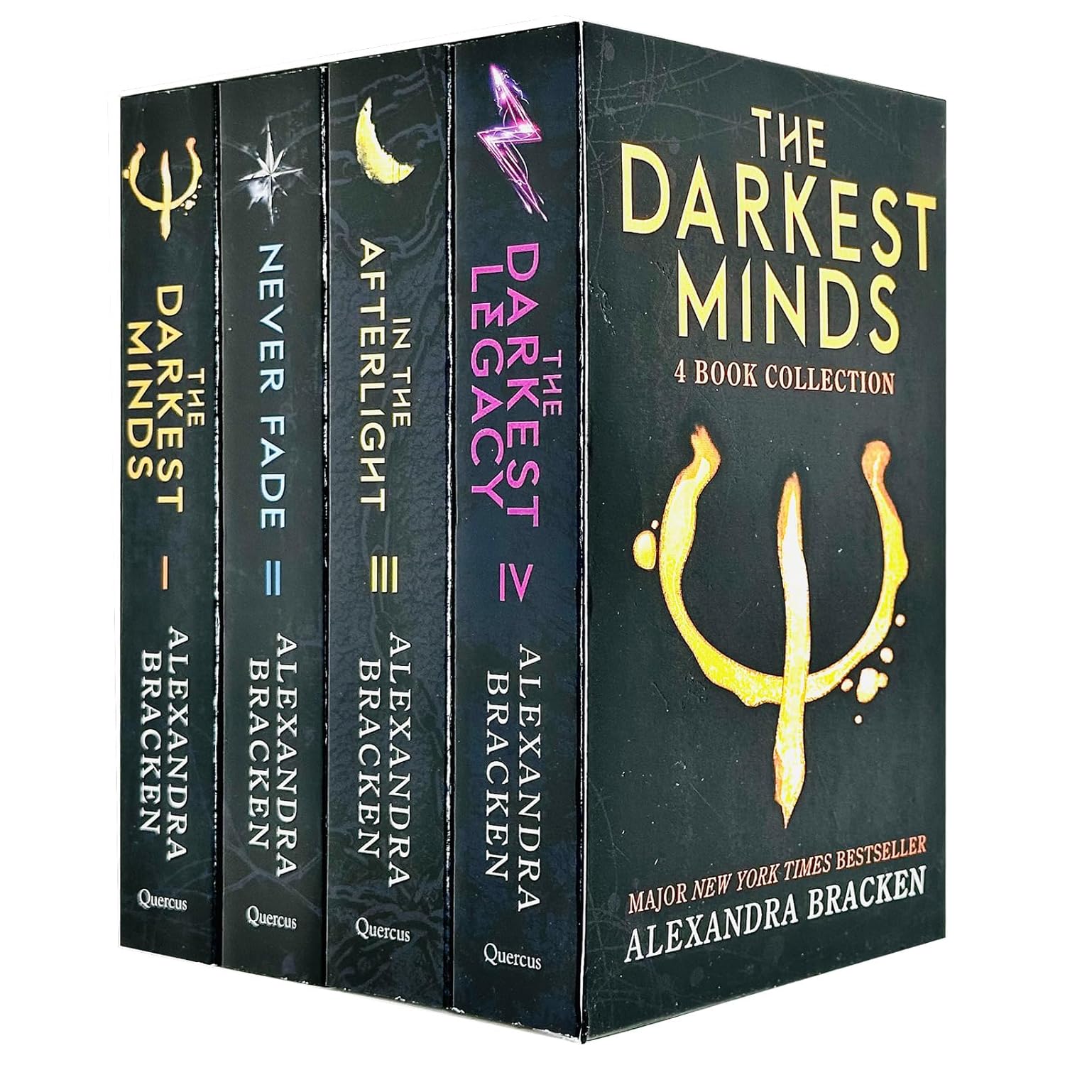 The Darkest Minds Series 4 Books Collection Set by Alexandra Bracken - Young Adult Paperback