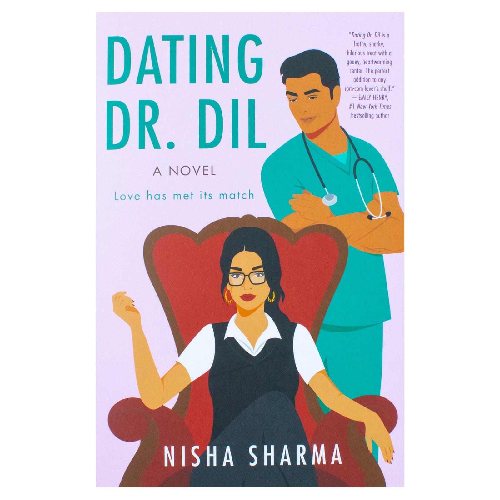 Dating Dr. Dil by Nisha Sharma - If Shakespeare Were an Auntie Book 1 - Paperback romantic comedy front cover