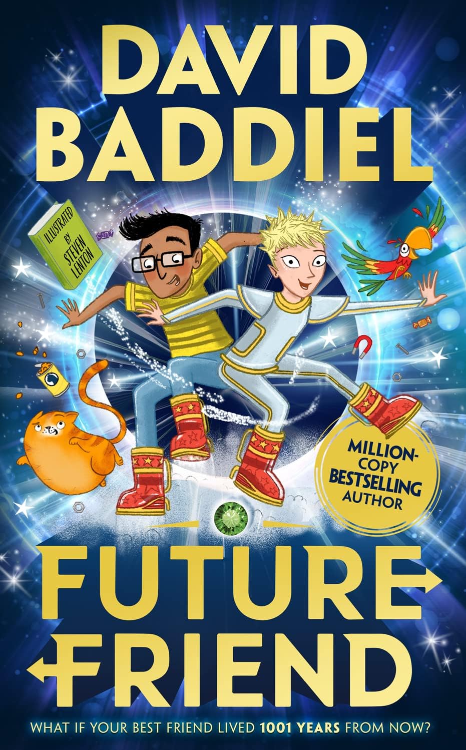 David Baddiel The Boy Who Got Accidentally Famous paperback cover from the 3 Books Collection Set, Ages 8-11 childrens fiction