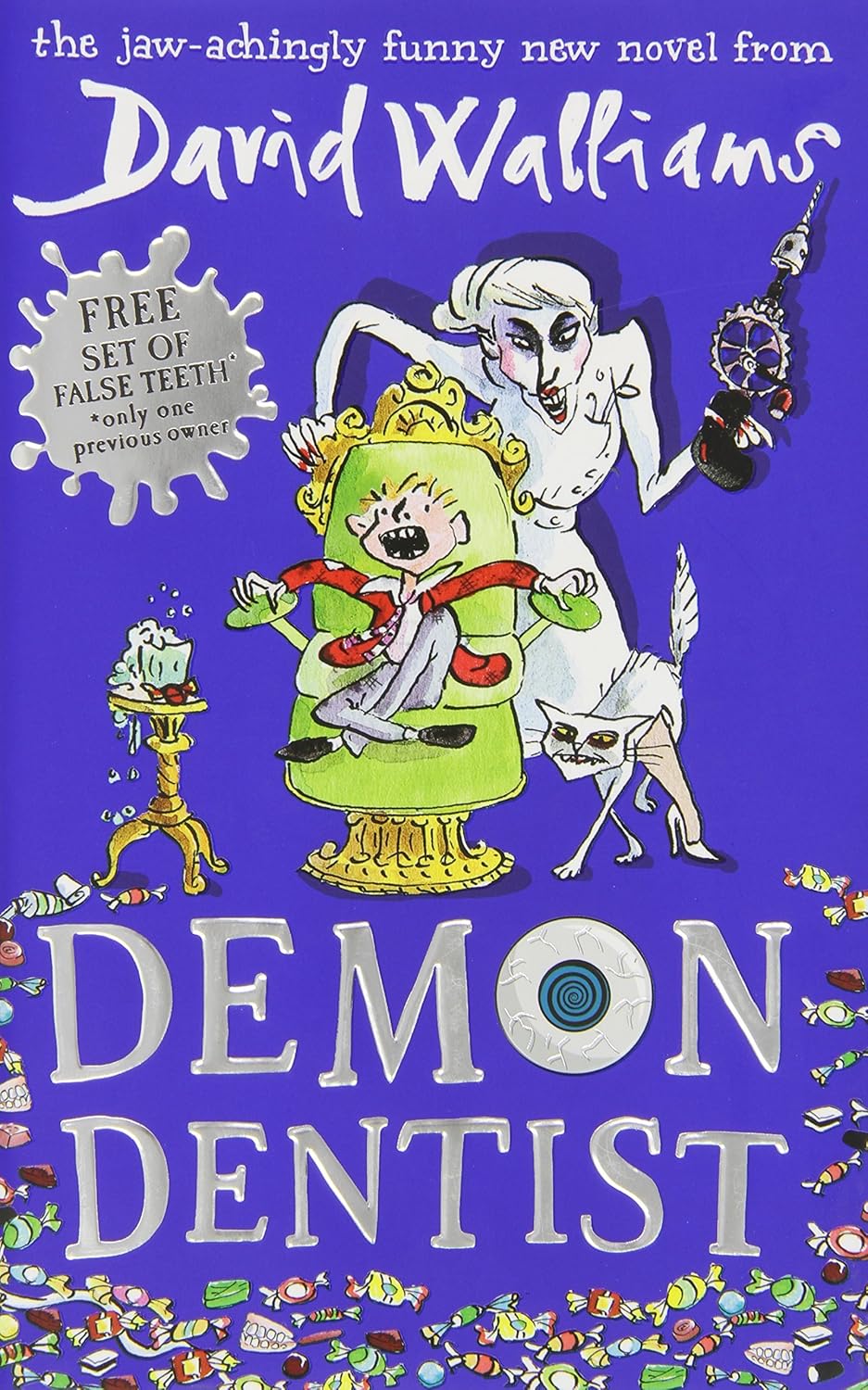 David Walliams 5 Books Collection Set - full book set laid out, brand new paperback